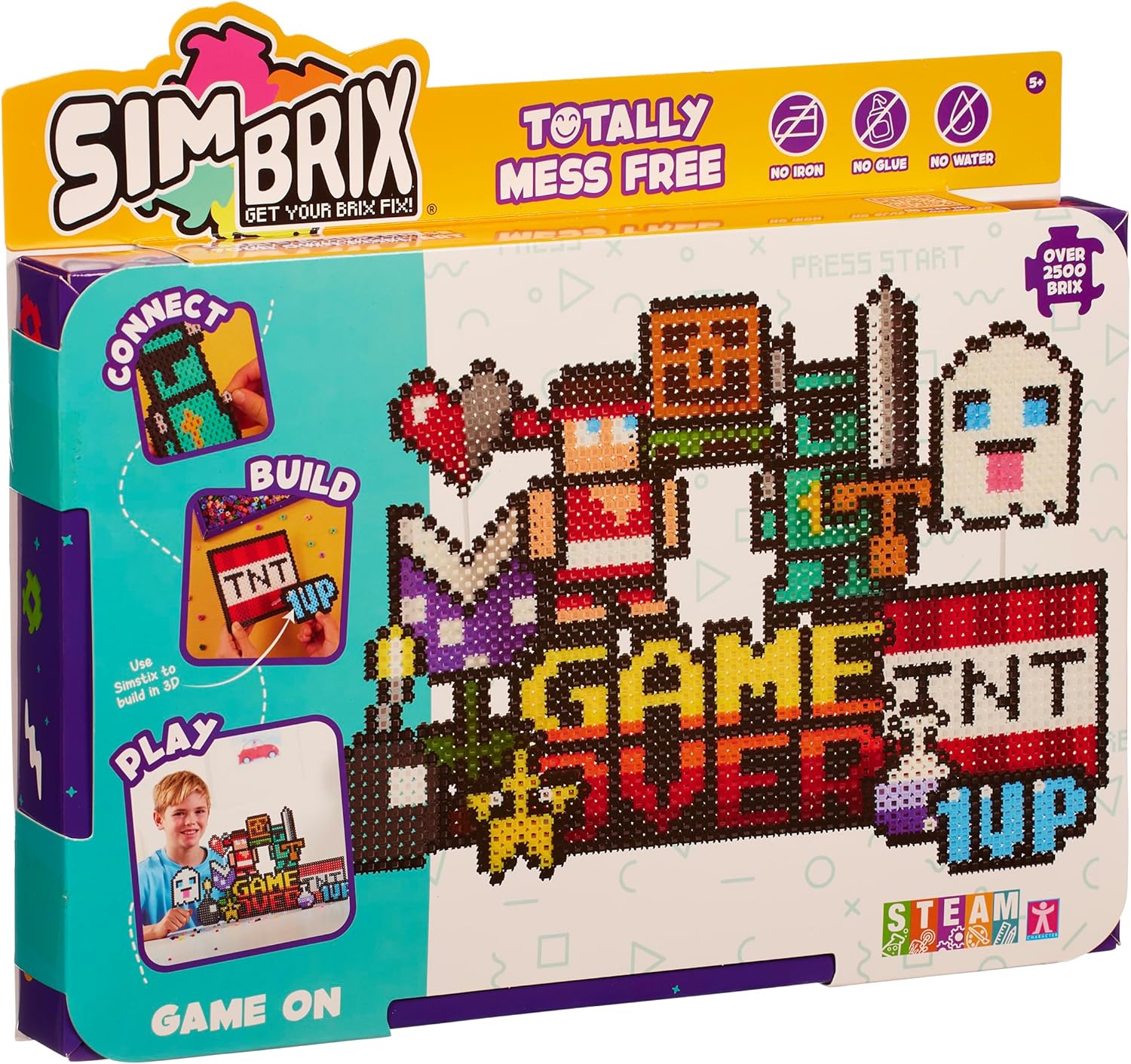 Simbrix Feature Pack - Game On with 2500+ Brix Creative Building Set 1