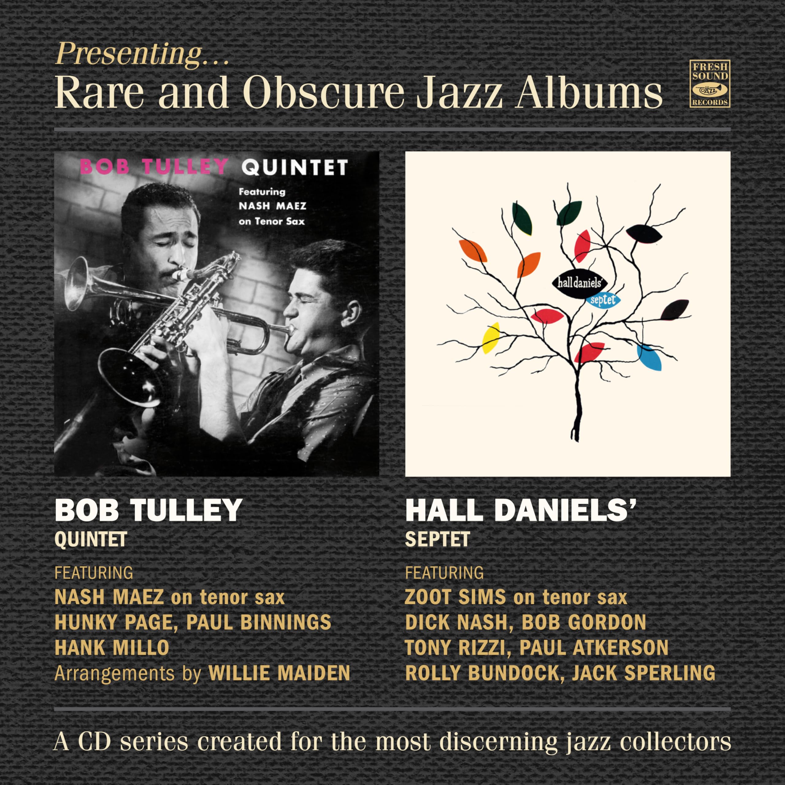 Hal Daniels Septet & Bob Tulley Quintet - Rare and Obscure Jazz Albums [Import audioCD]