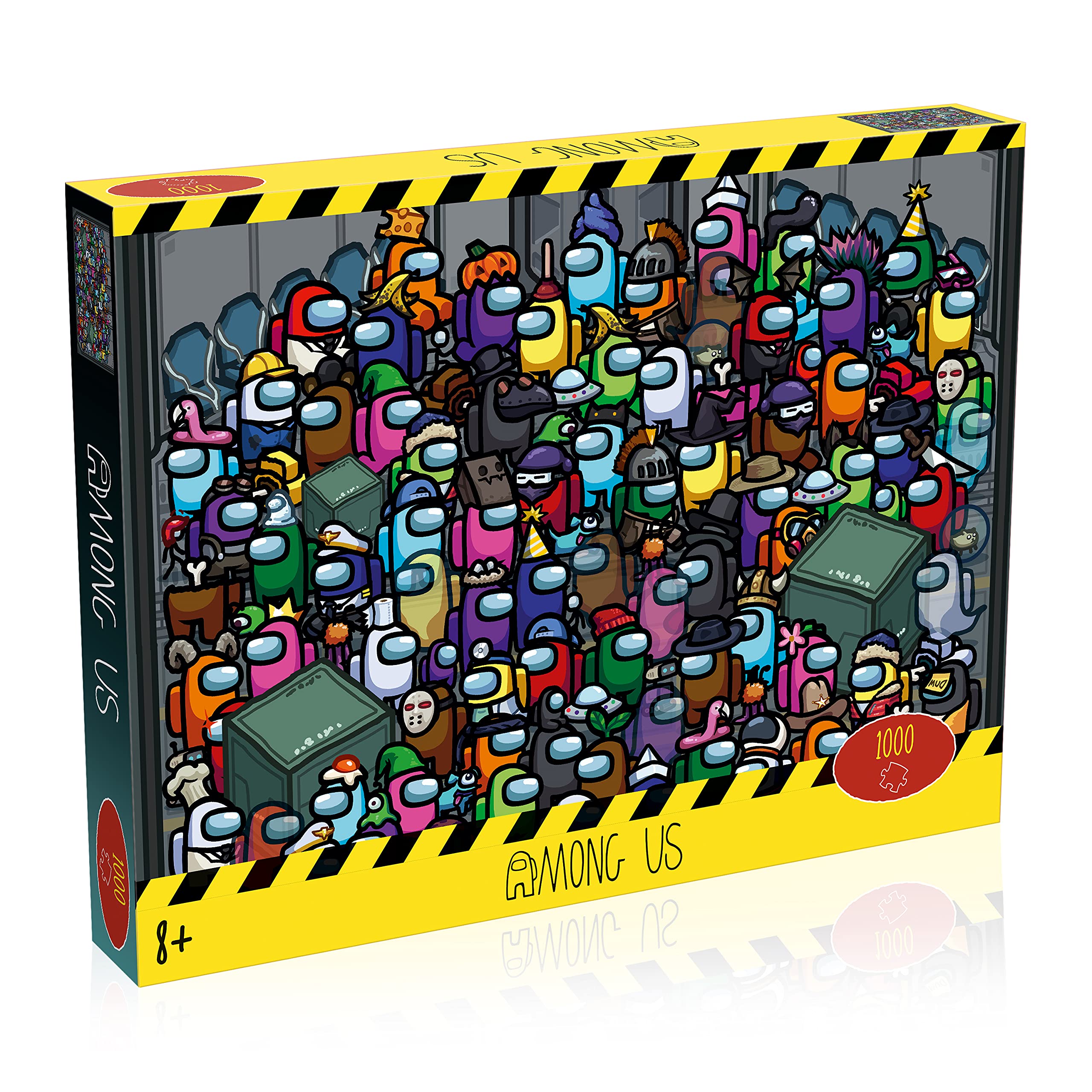 Among Us 1000 Piece Jigsaw Puzzle - Officially Licensed Crime Scene Challenge, Age 8+ 2