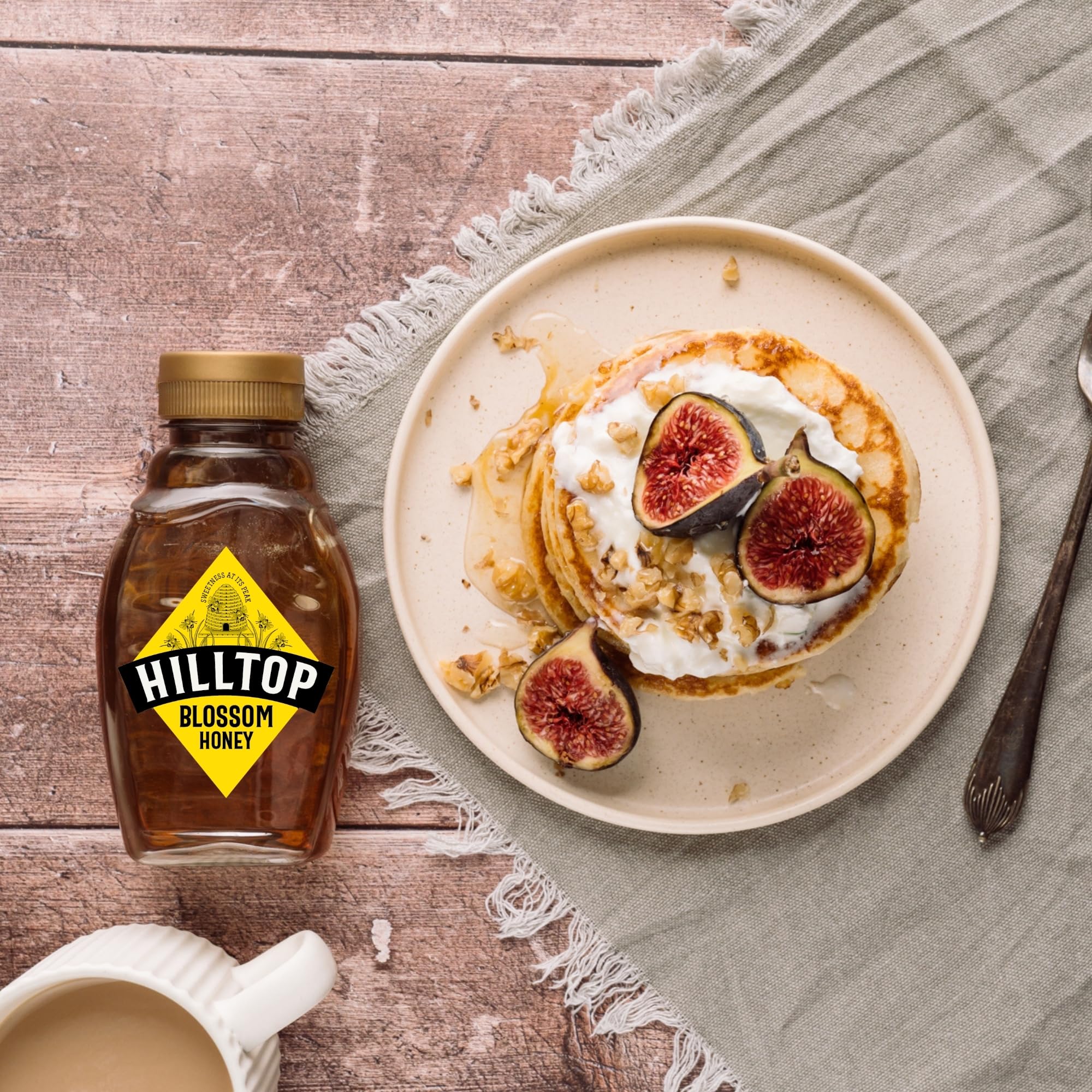 Hilltop Honey Blossom Honey - Pure Natural Honey | 340g Squeezy Bottle 7