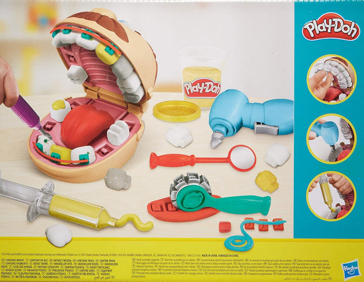 Play-Doh Drill 'n Fill Dentist - Pretend Play Dental Set for Kids 3+