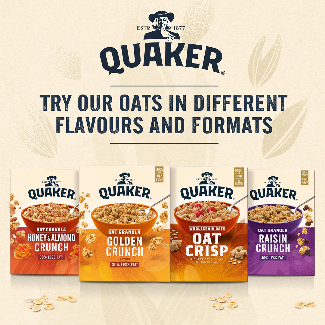 Quaker Golden Crunch Flavour Oat Granola, 500 g