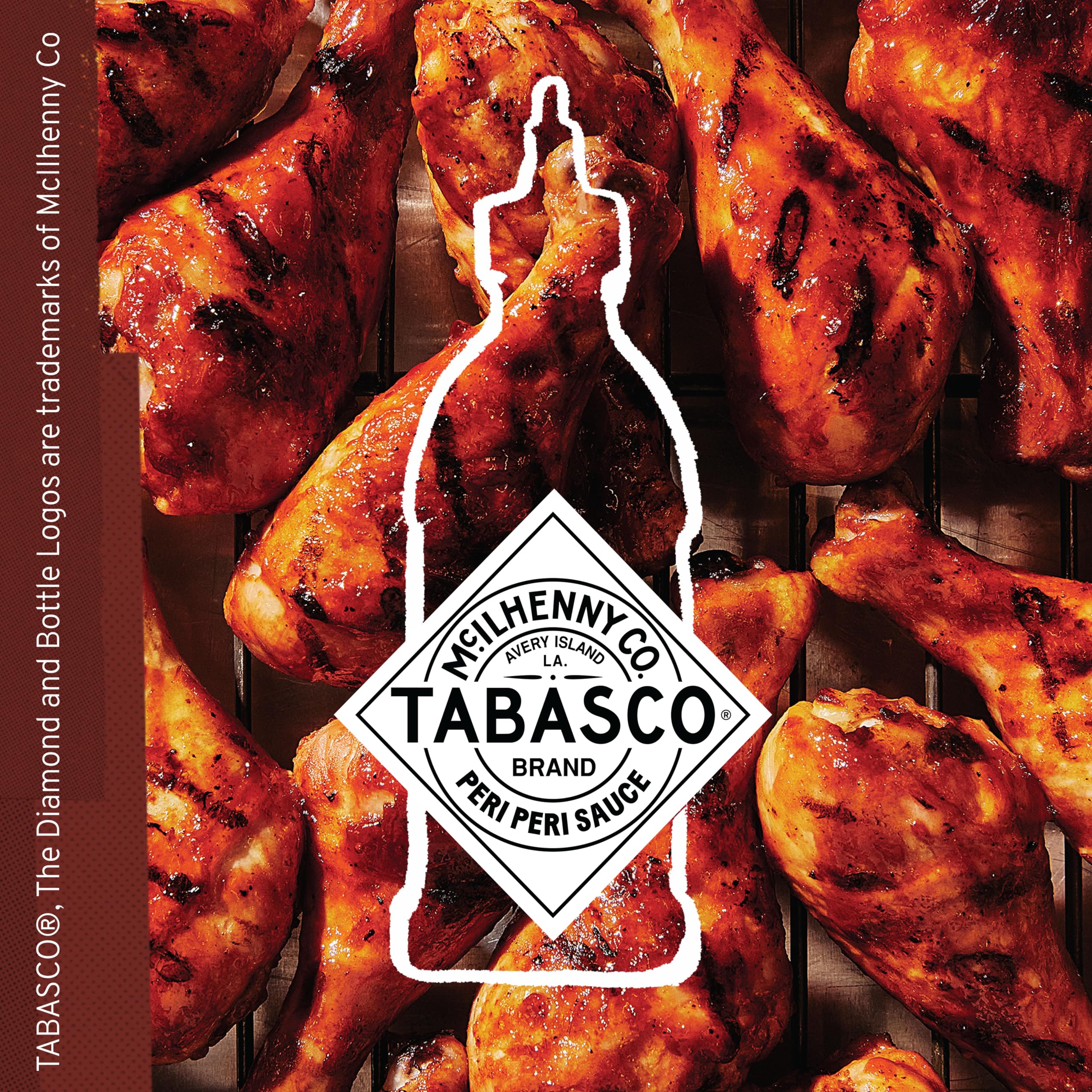 TABASCO Brand Peri Peri Sauce - Tangy Citrus Heat | 256ml Squeeze Bottle 6