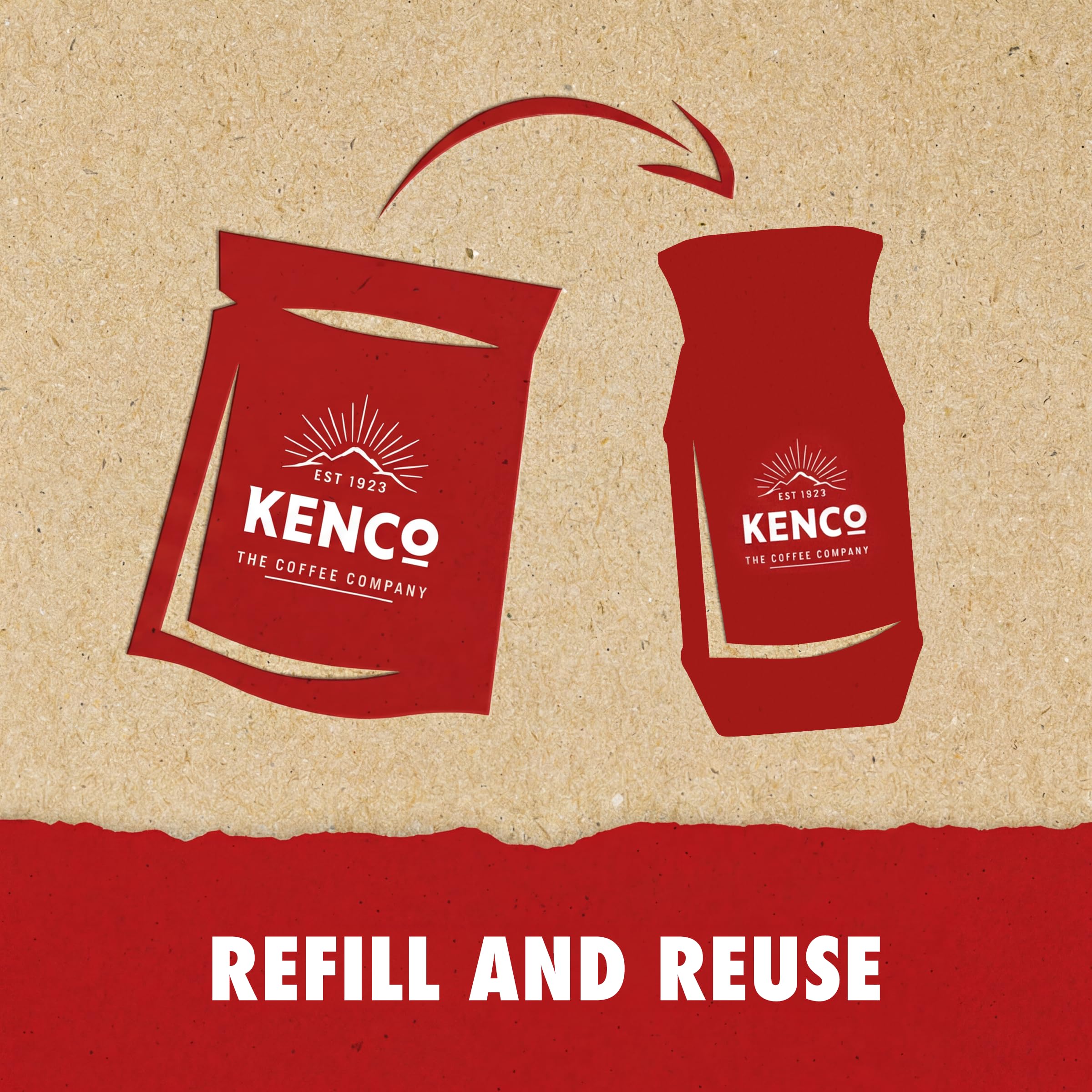 Kenco Rich Instant Coffee Refill - Full-Bodied Flavour | Intensity 9 | 300g 4