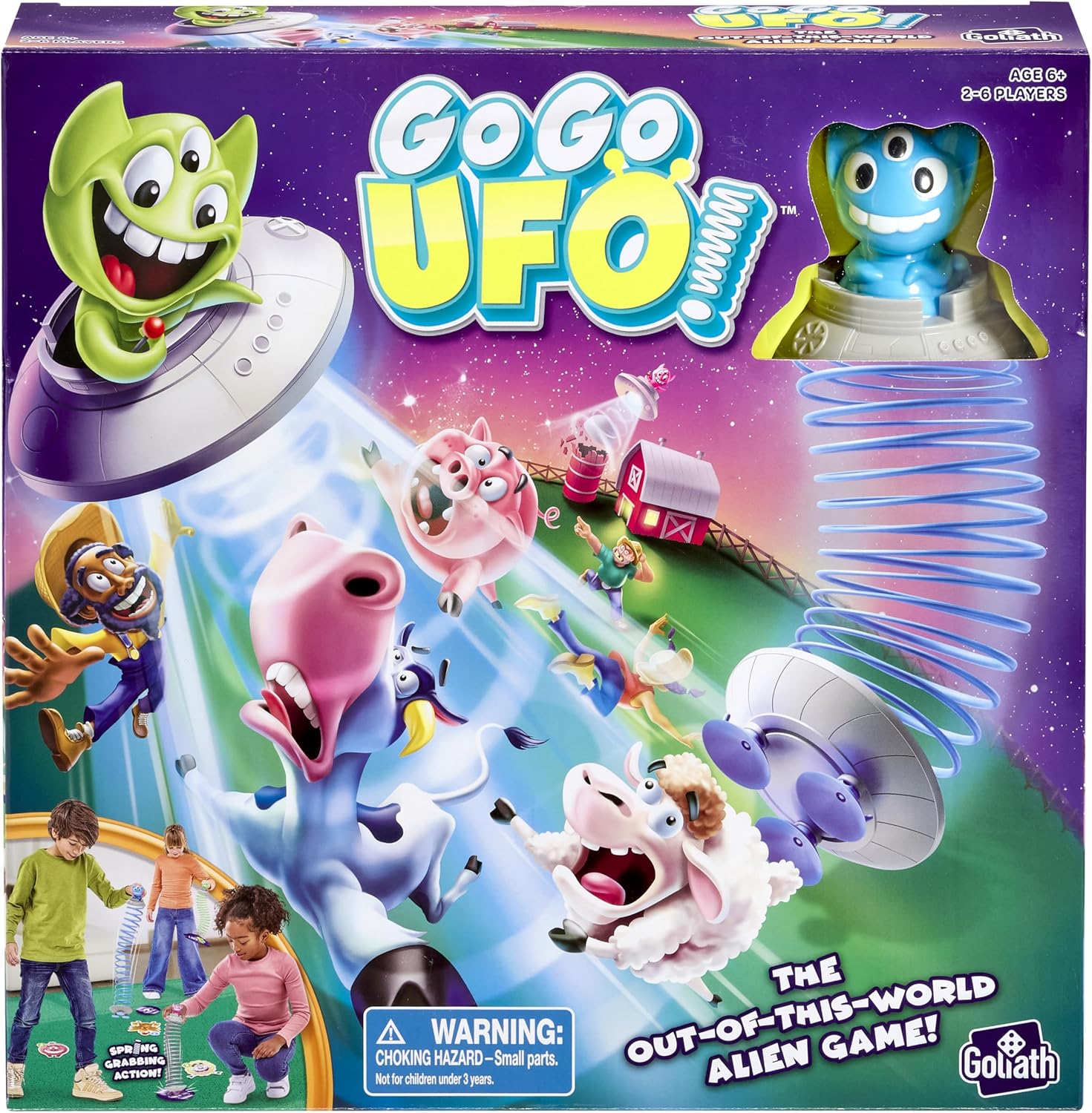 Goliath Go Go UFO: The Out-of-This-World Alien Abduction Game 1