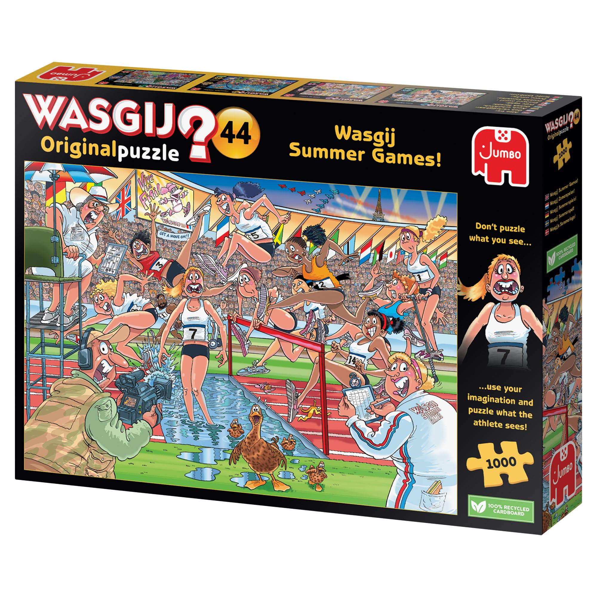 Jumbo Wasgij Original 44 Summer Games - 1000 Piece Adult Jigsaw Puzzle | 68 x 49 cm 4
