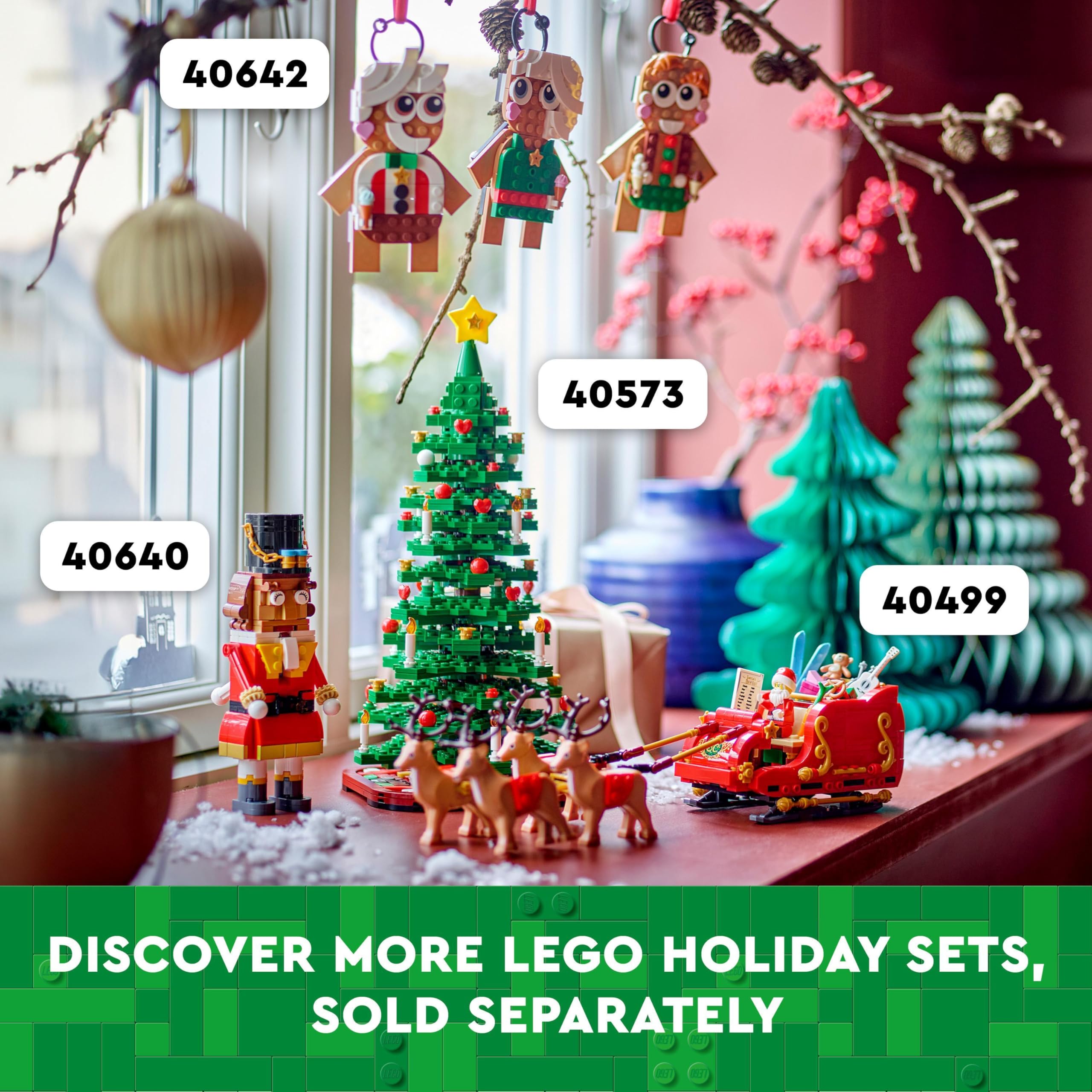 LEGO Santa's Sleigh Set 40499 - Building Toy for Kids 9+ 14