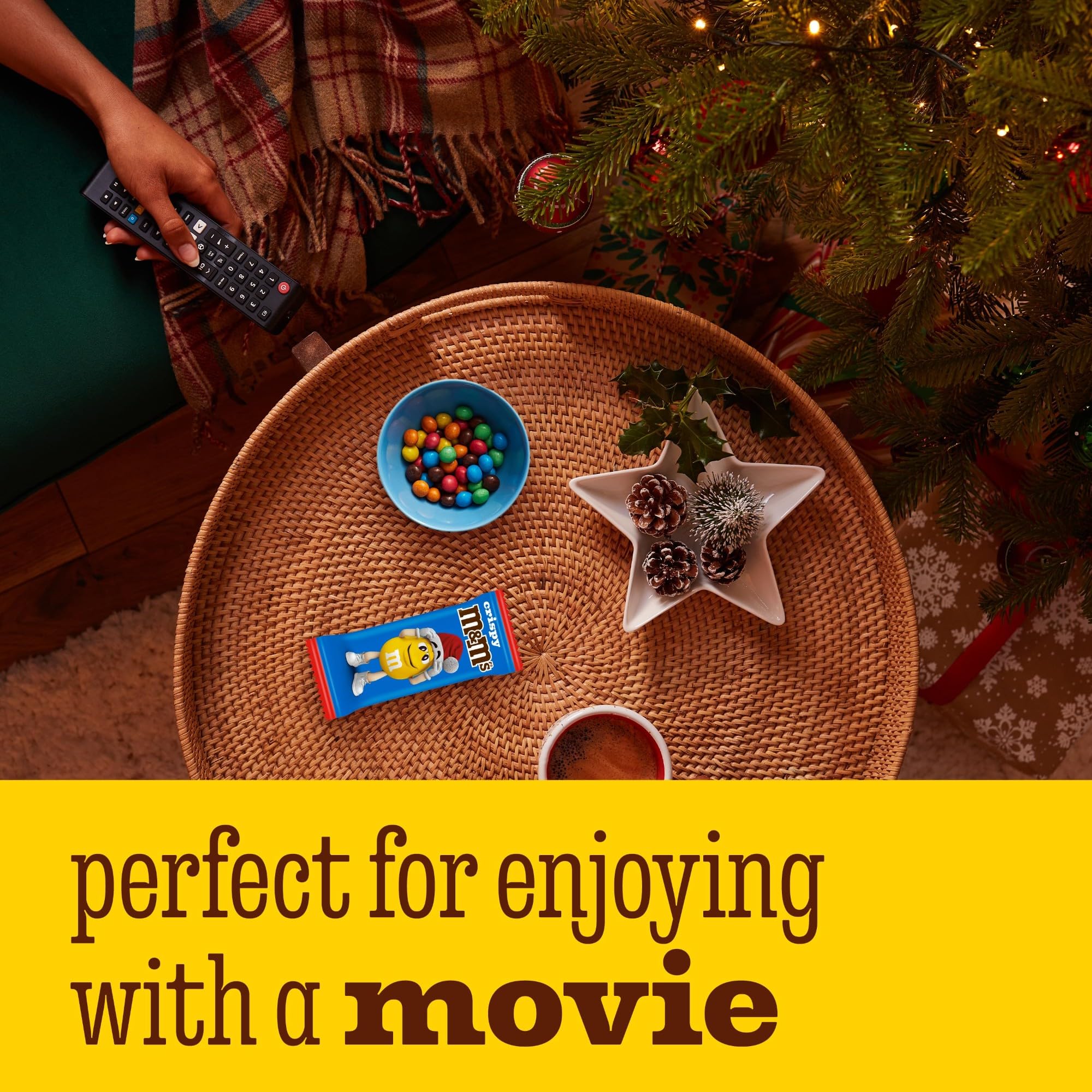 M&M's Milk Chocolate Crispy Santa 5-Pack - Festive Holiday Chocolate Treats 8