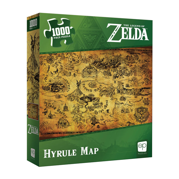 USAopoly Zelda Hyrule Map Puzzle - 1000 Pieces, Ages 8+