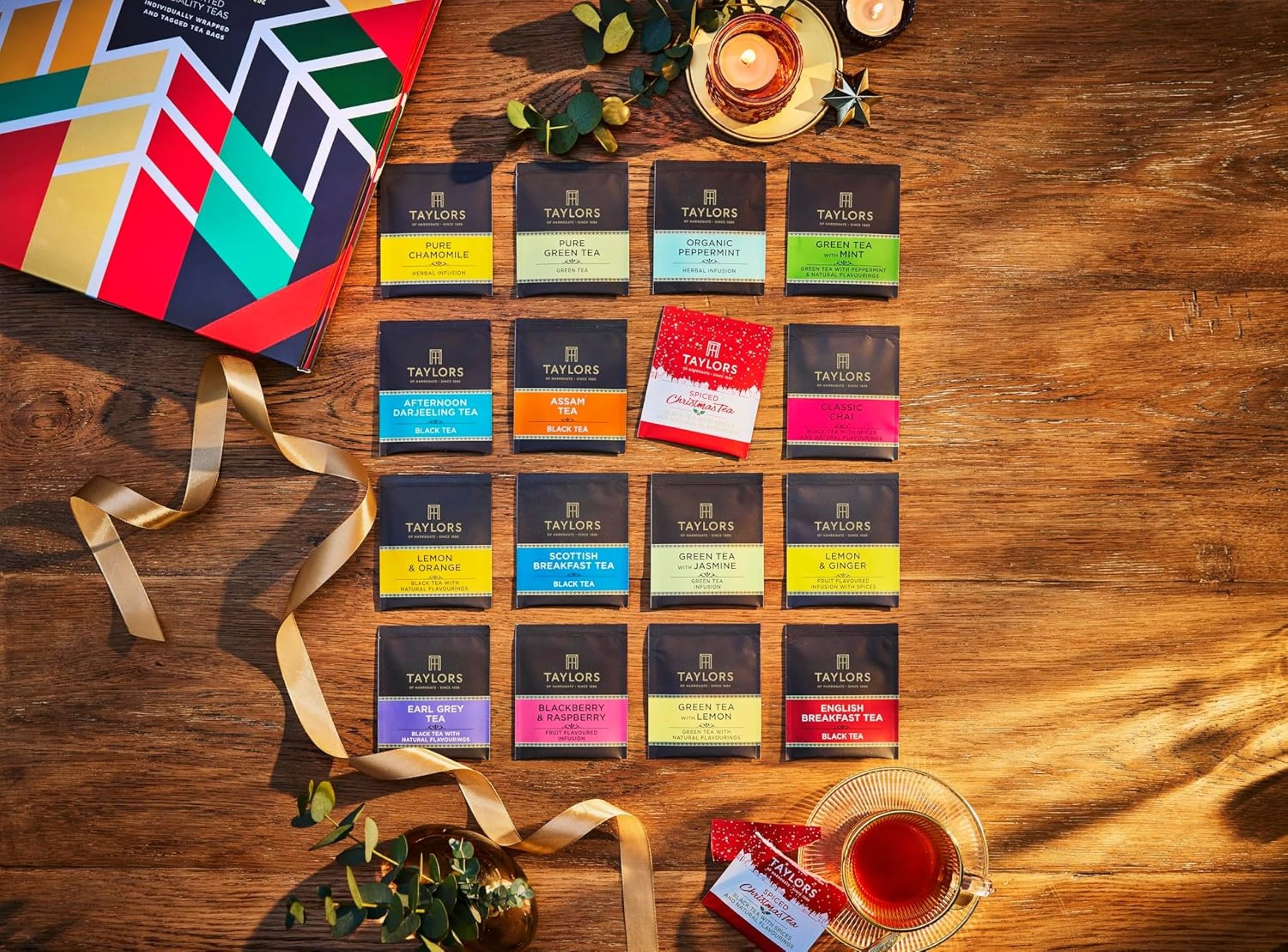 Taylors of Harrogate Assorted Speciality Teas Advent Calendar 2025 - 24 Flavours with 48 Tea Bags 13