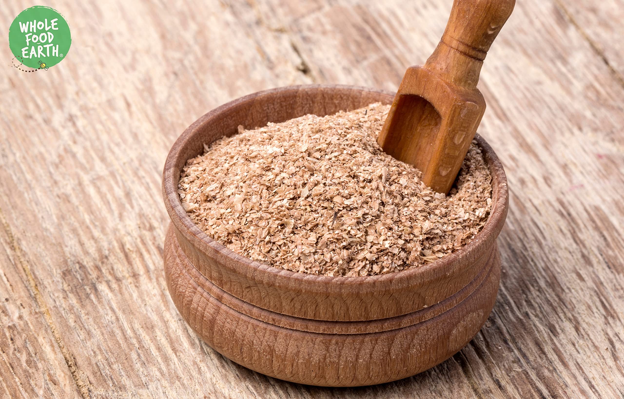 Wholefood Earth Wheat Bran Fine 1 kg | GMO Free | High Fibre 4