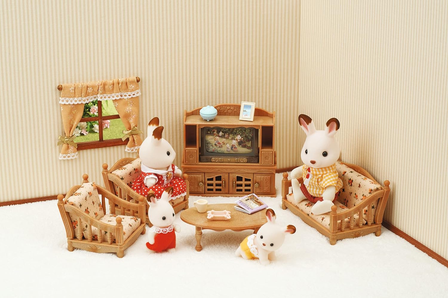 Comfy Living Room Set - Interchangeable Furniture Playset for Ages 36 Months & Up 8