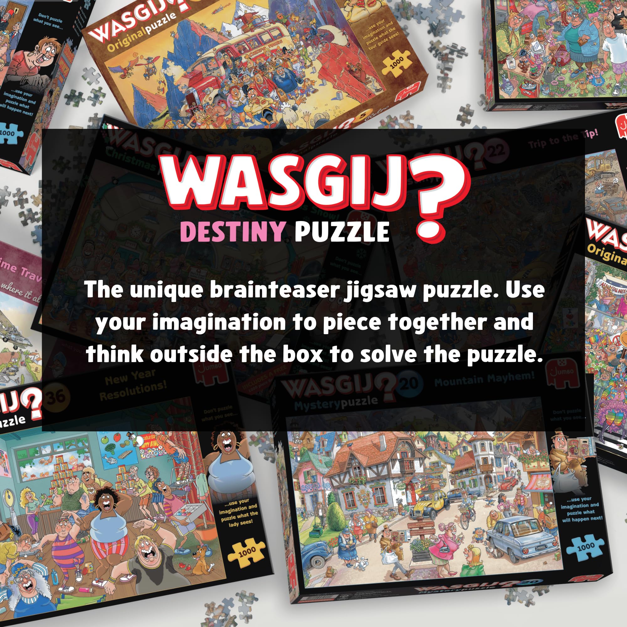 Wasgij Destiny 28: Dad Cave - 1000 Piece Puzzle for Adults 5
