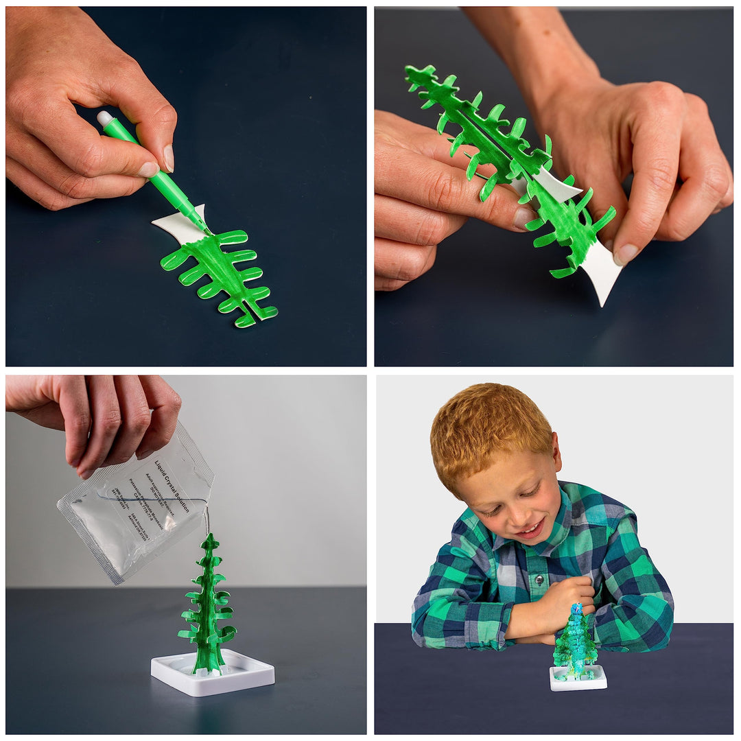 National Geographic Crystal Garden Growing Kit - Science Experiment for Kids 8+