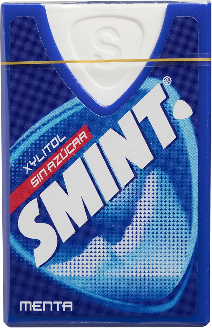 Smint Peppermint Powermints Sugar-Free Xylitol Tooth-Friendly Mints (Pack of 12, 8g Each)