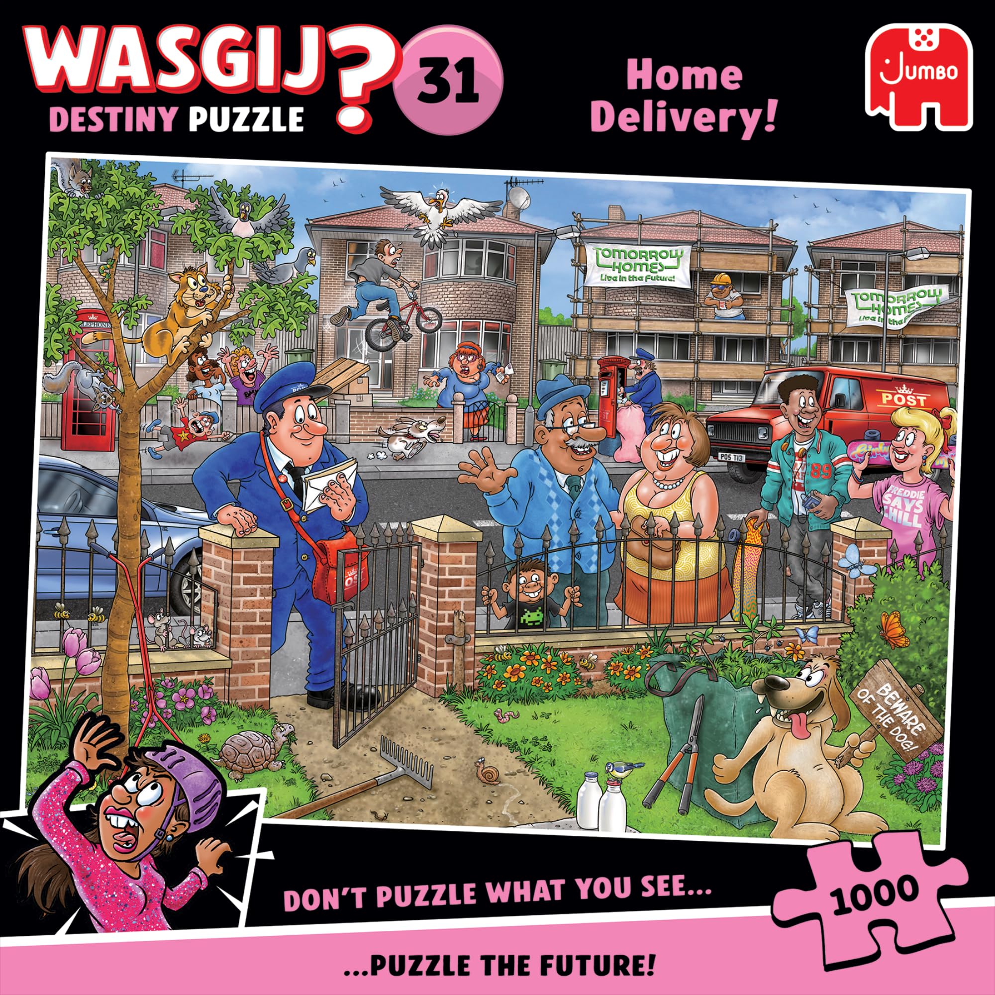 Wasgij Destiny 31 Home Delivery! 1000 Piece Jigsaw Puzzle for Unisex Adult