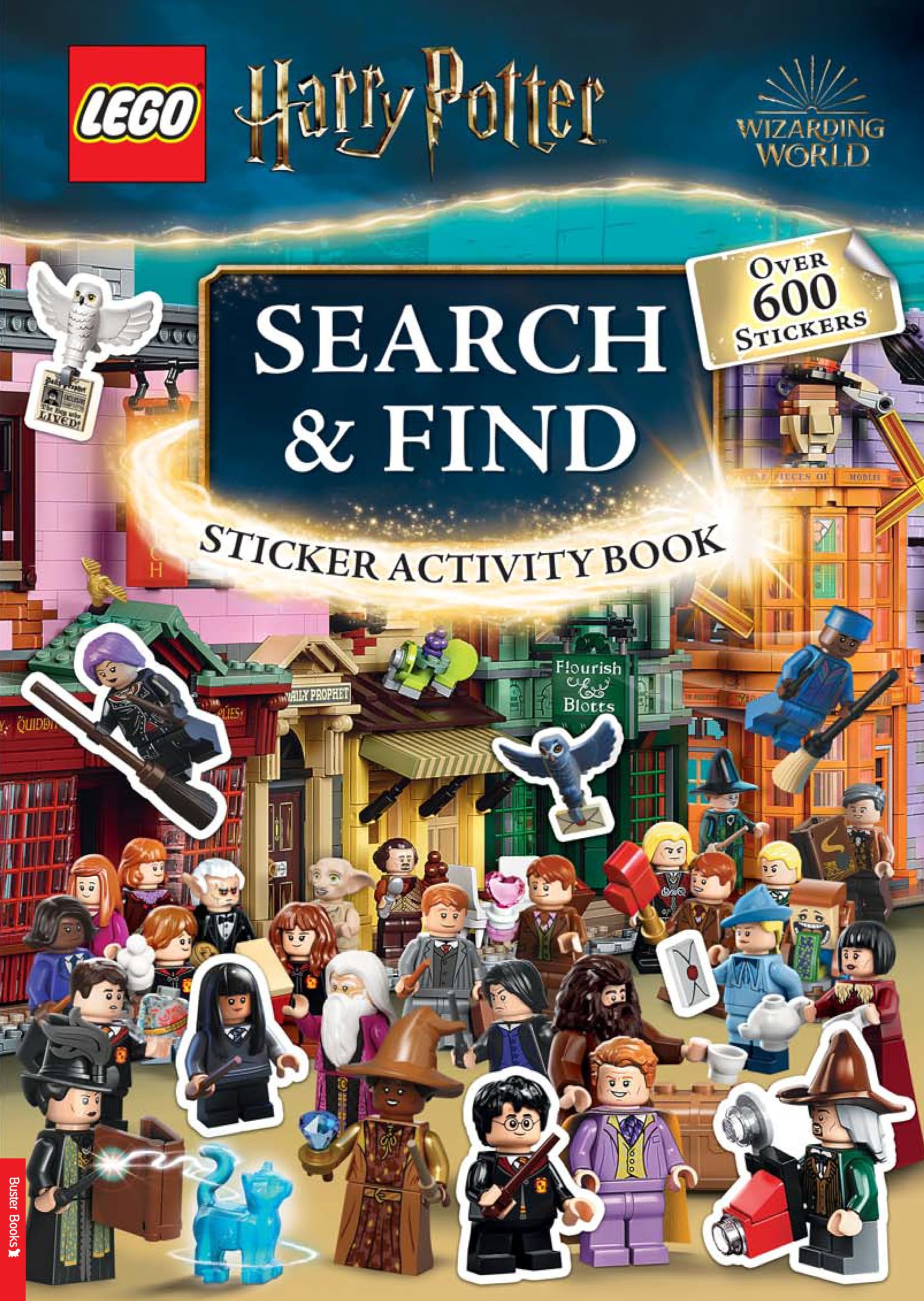 Buster Books LEGO® Harry Potter™: Search & Find Sticker Activity Book | Ages 7-9 | 32 Pages