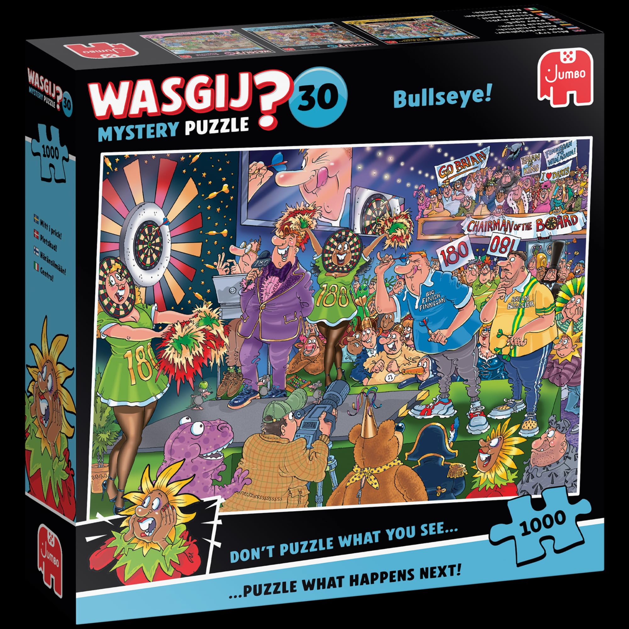 Wasgij Mystery 30 Bullseye! - 1000 Piece Jigsaw Puzzle for Adults | Recycled Board 8