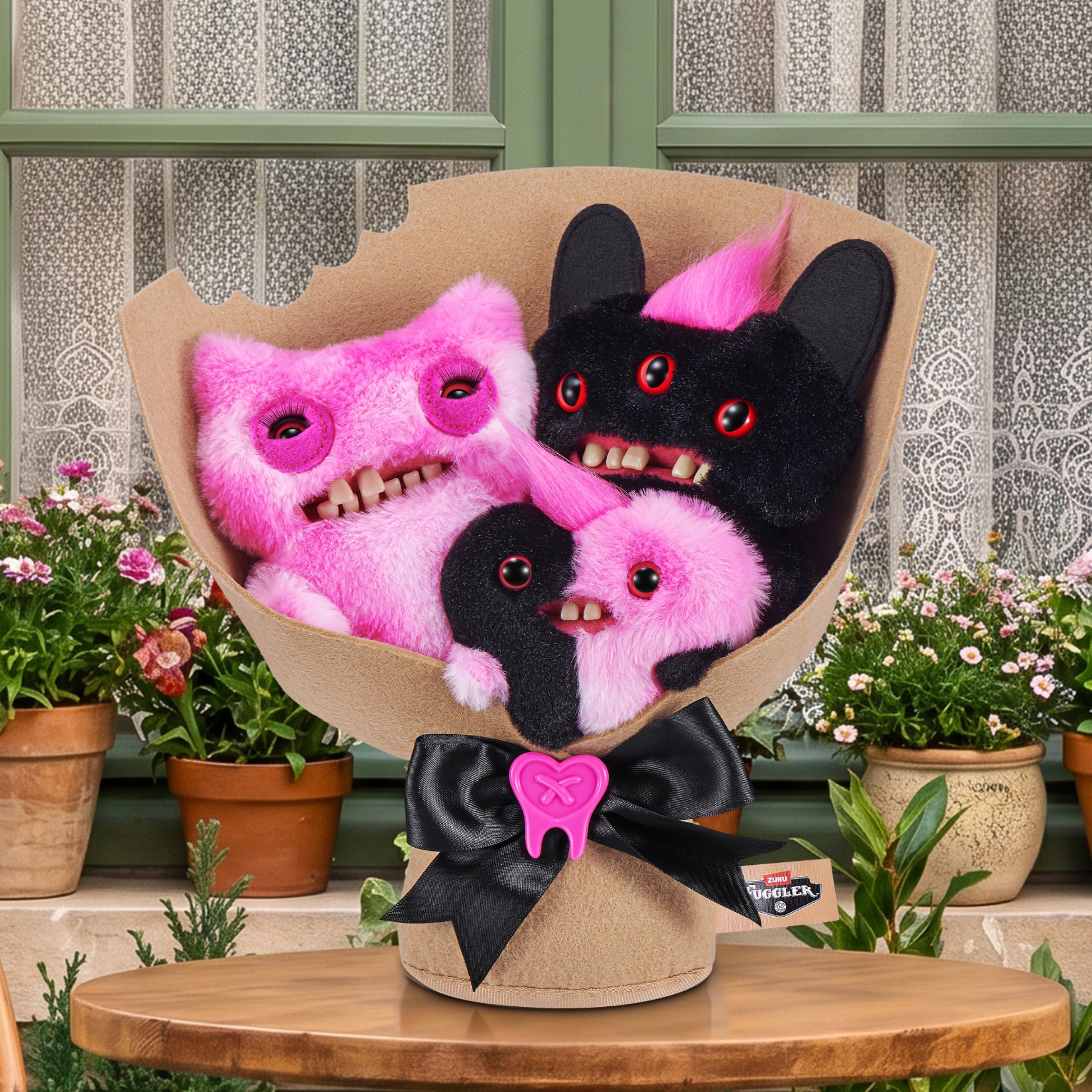 Fuggler Bouquets - 2 x 9 inch & 1 x 3.5 inch Soft Dolls Set 3
