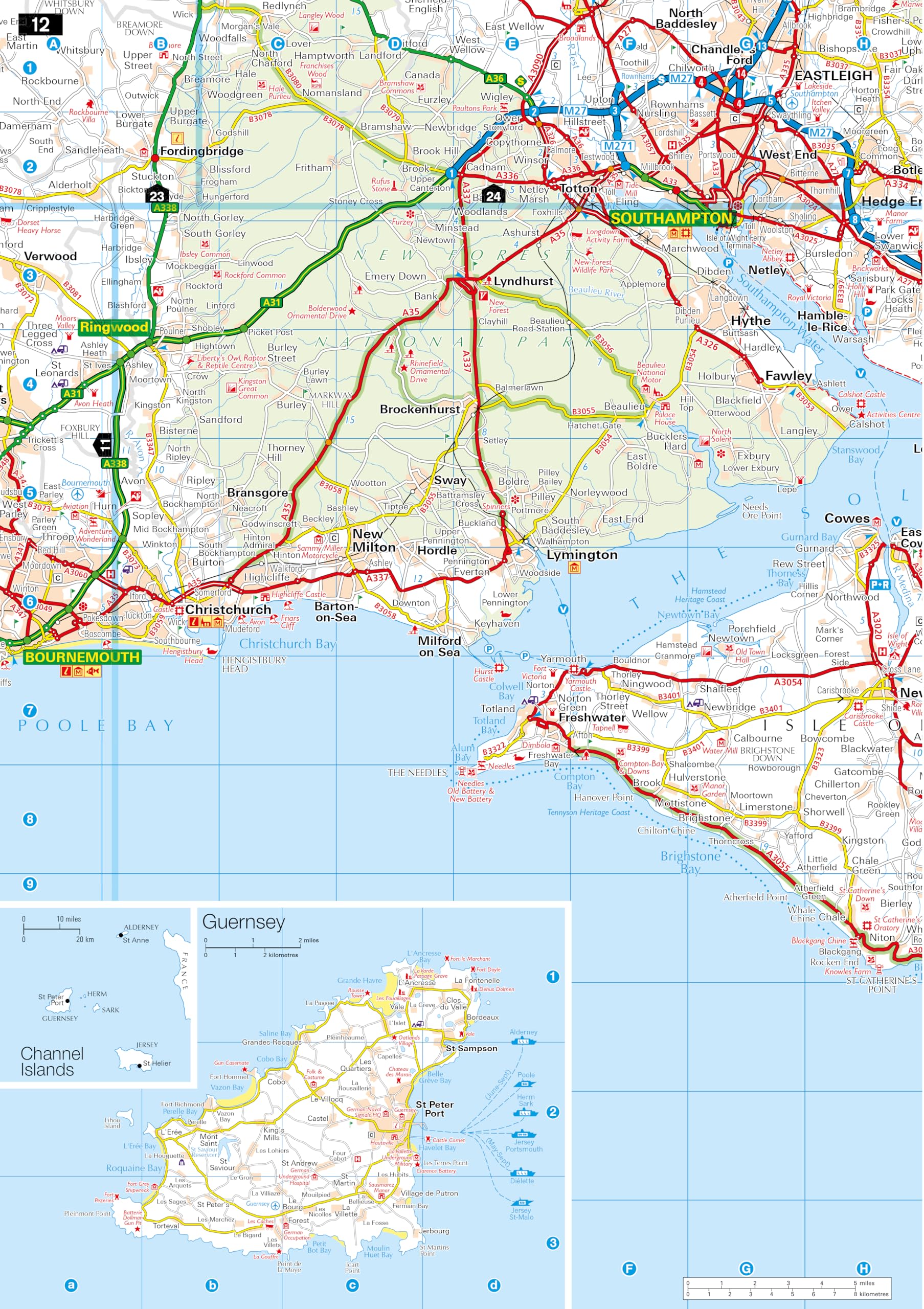 AA Big Easy Read Atlas Britain 2027 Spiral Bound | Large Scale Mapping | A3 Format 3