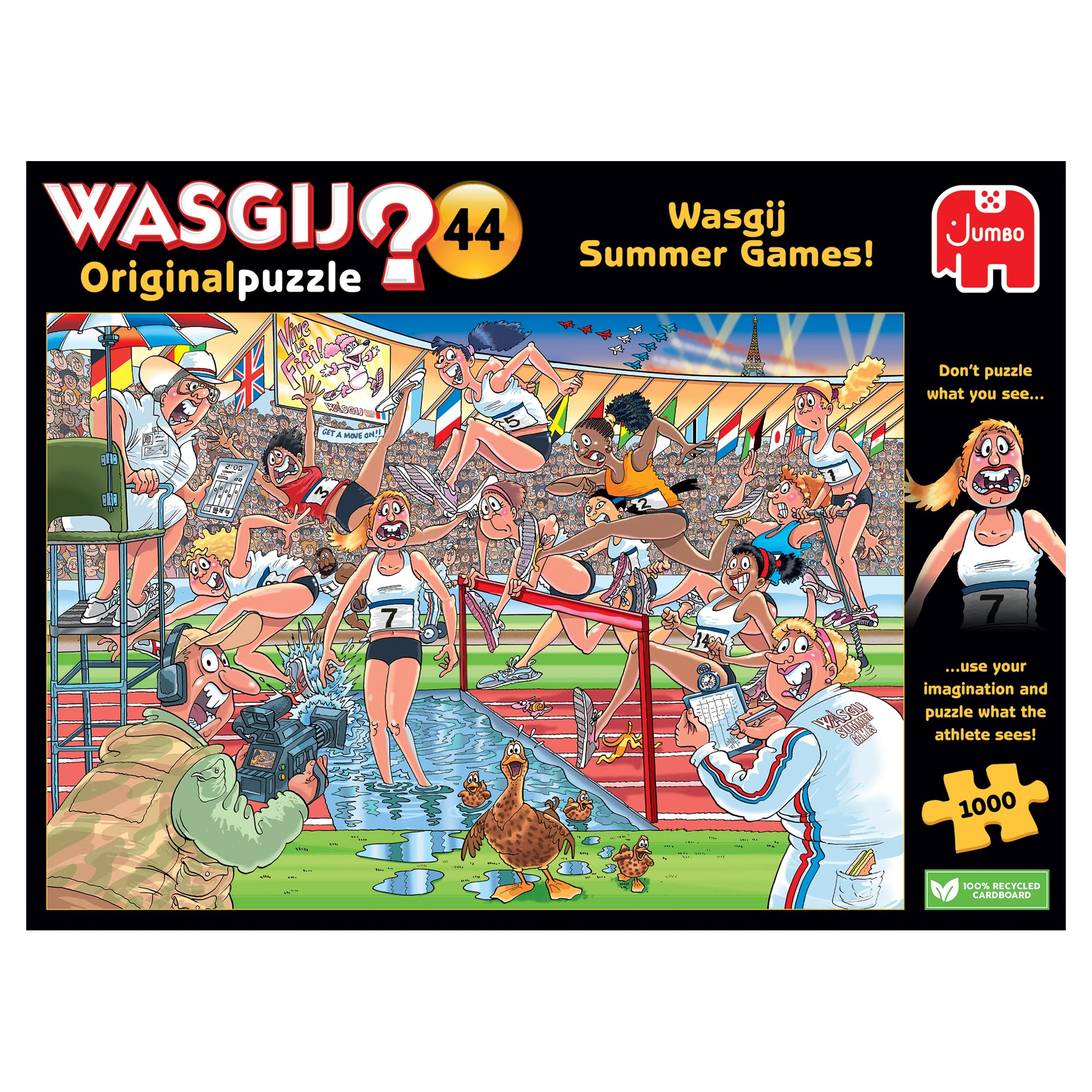 Jumbo Wasgij Original 44 Summer Games - 1000 Piece Adult Jigsaw Puzzle | 68 x 49 cm 3