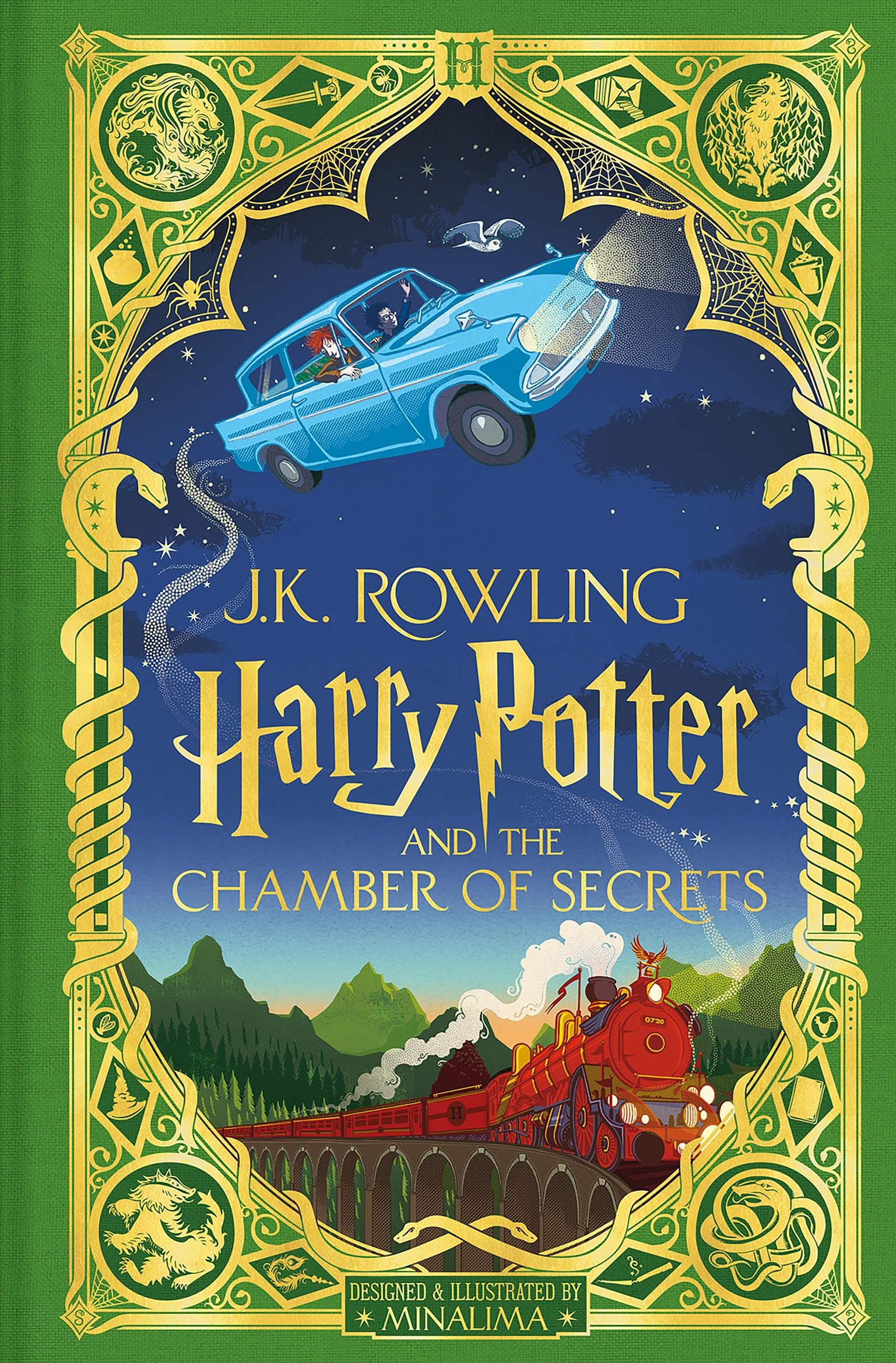 Bloomsbury Harry Potter and the Chamber of Secrets: MinaLima Edition | Hardcover | Illustrated