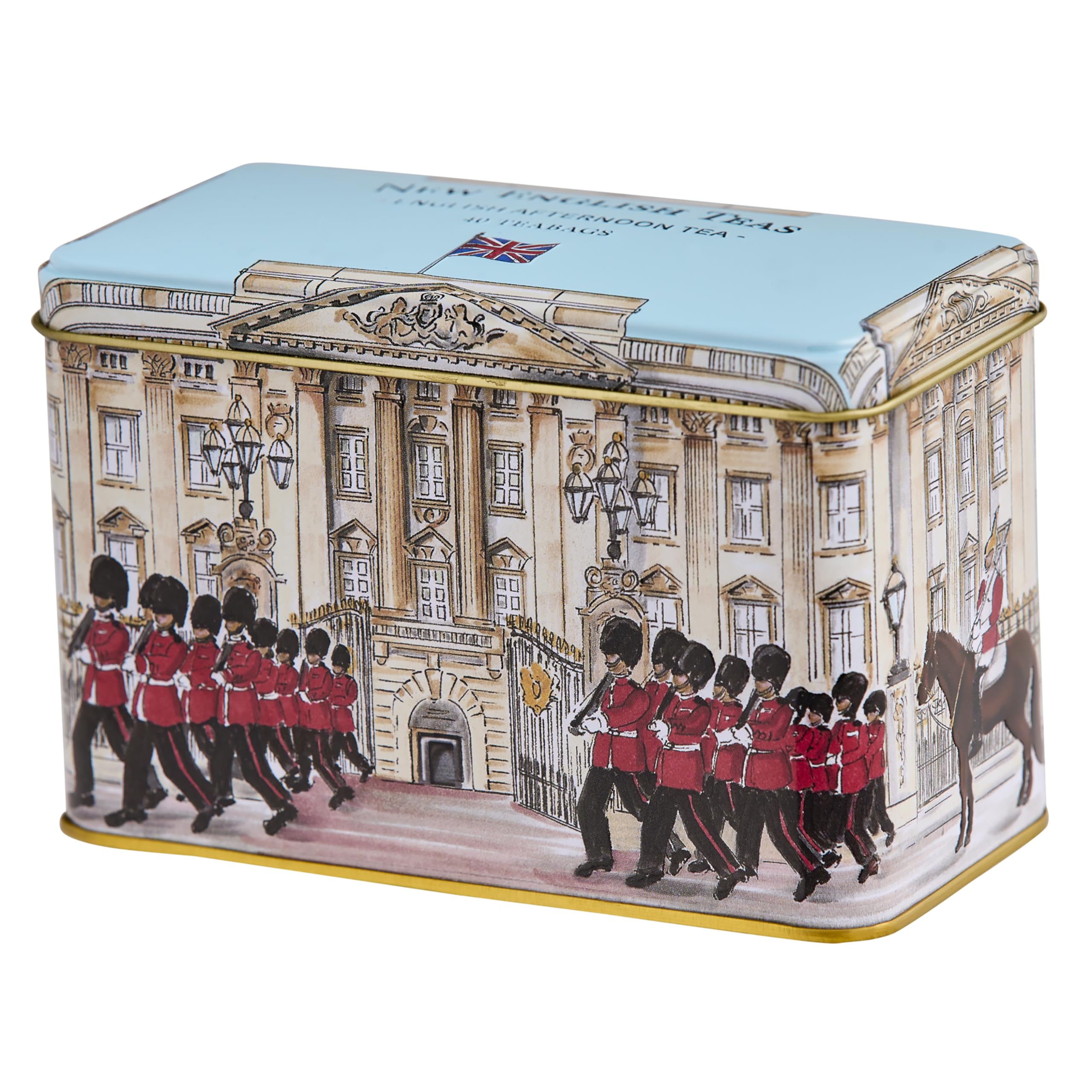 New English Teas Buckingham Palace Tin - English Afternoon Blend, 40 Tea Bags 1