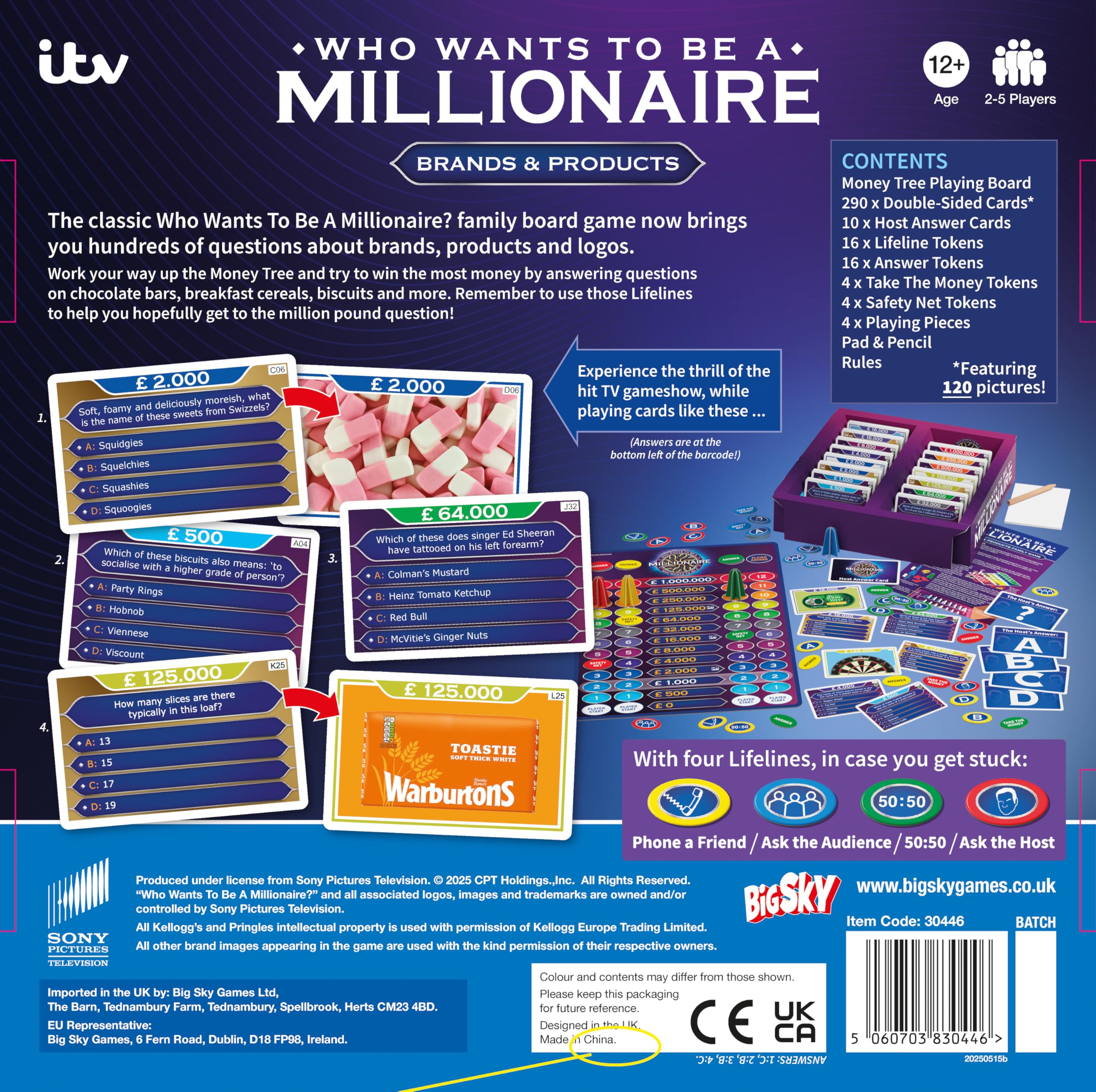 Big Sky Games Who Wants to Be a Millionaire Official Brand Edition Board Game 4