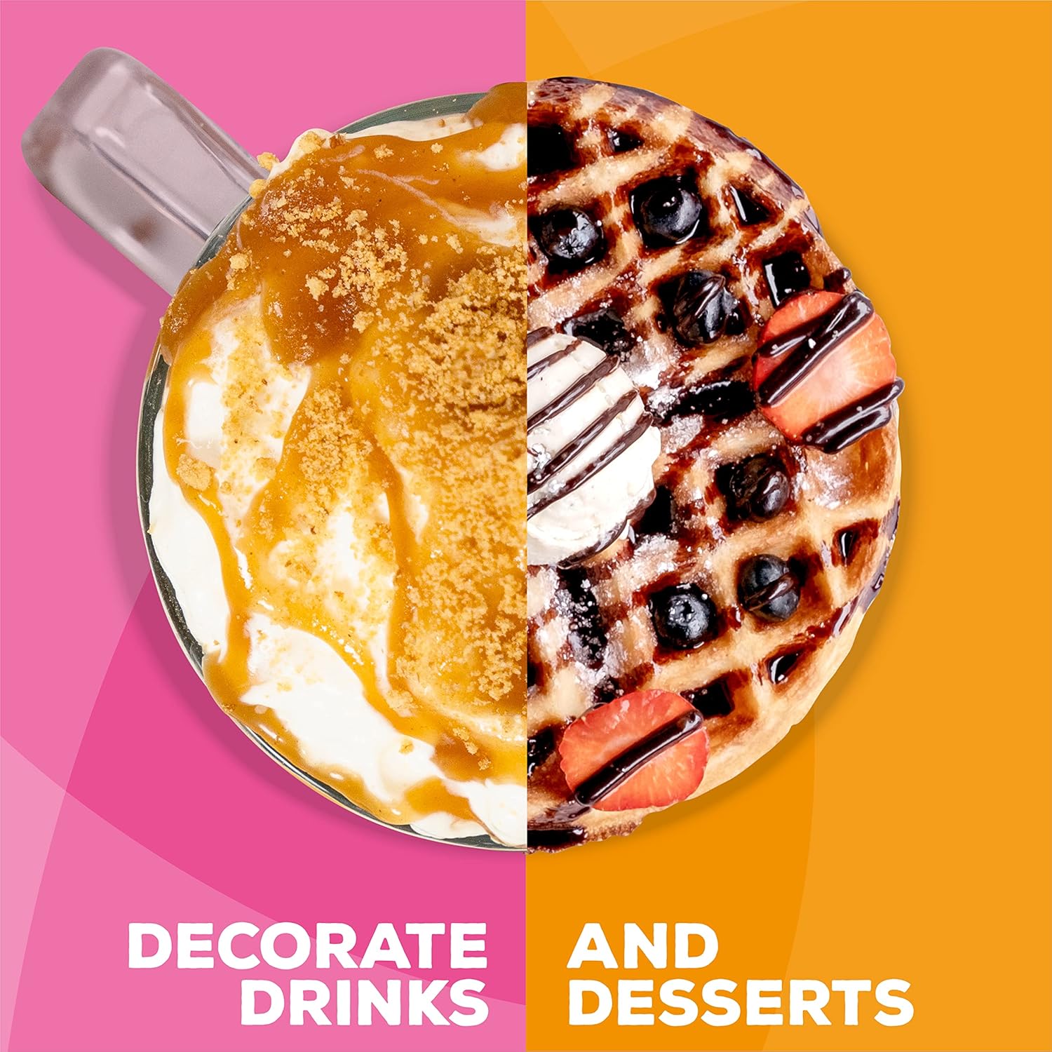 Simply - Weiße Schokolade mit Haselnuss-Topping-Sauce, 1 kg 6