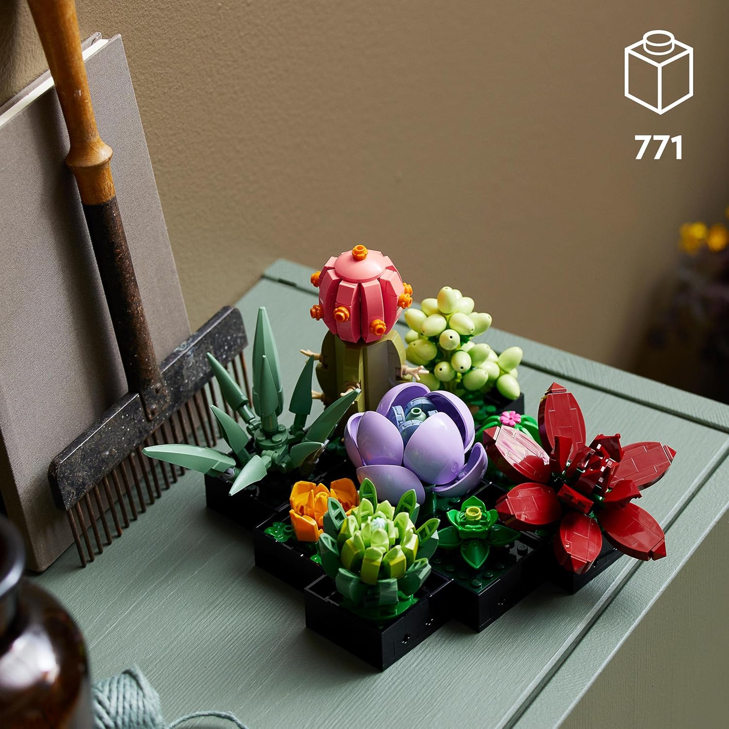 LEGO 10309 Icons Sukkulenten-Set – Künstliche Pflanzen für Erwachsene, Heimdeko &amp; Bauen 4