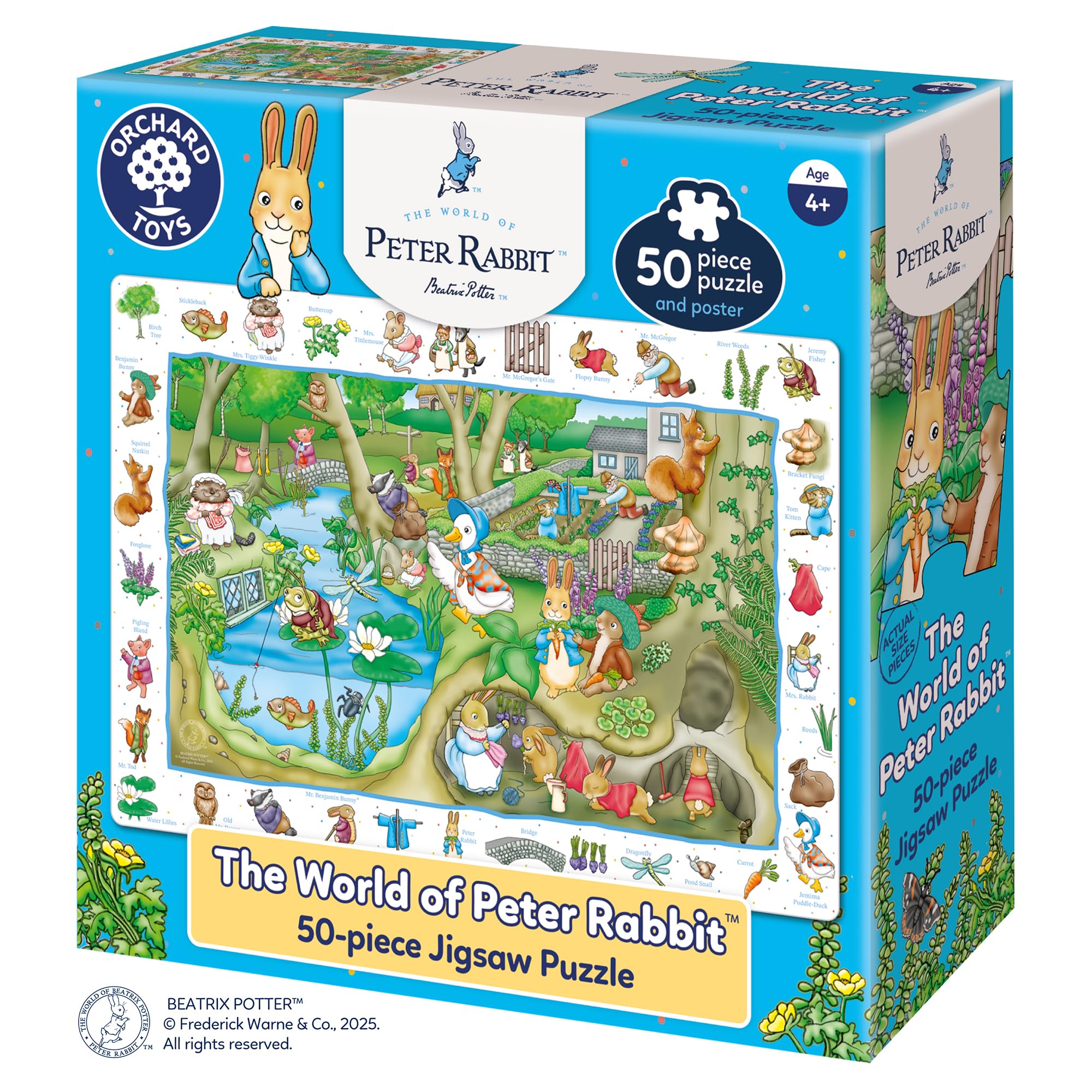 Orchard Toys Peter Rabbit The World of Peter Rabbit Jigsaw Puzzle | 50 Pieces | Ages 4+ 1