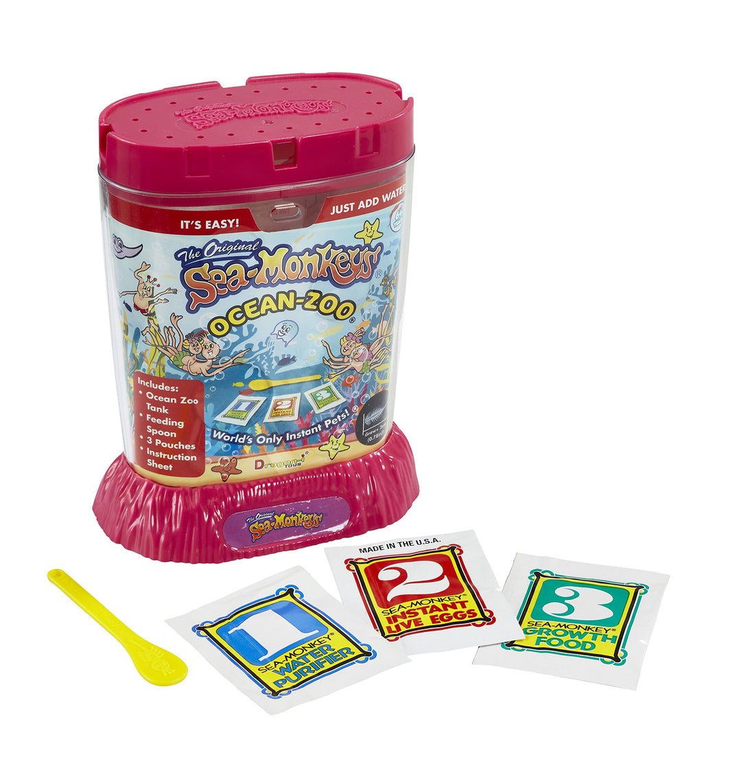 Sea Monkeys Ocean Zoo - Educational Science Kit for Kids 5-10