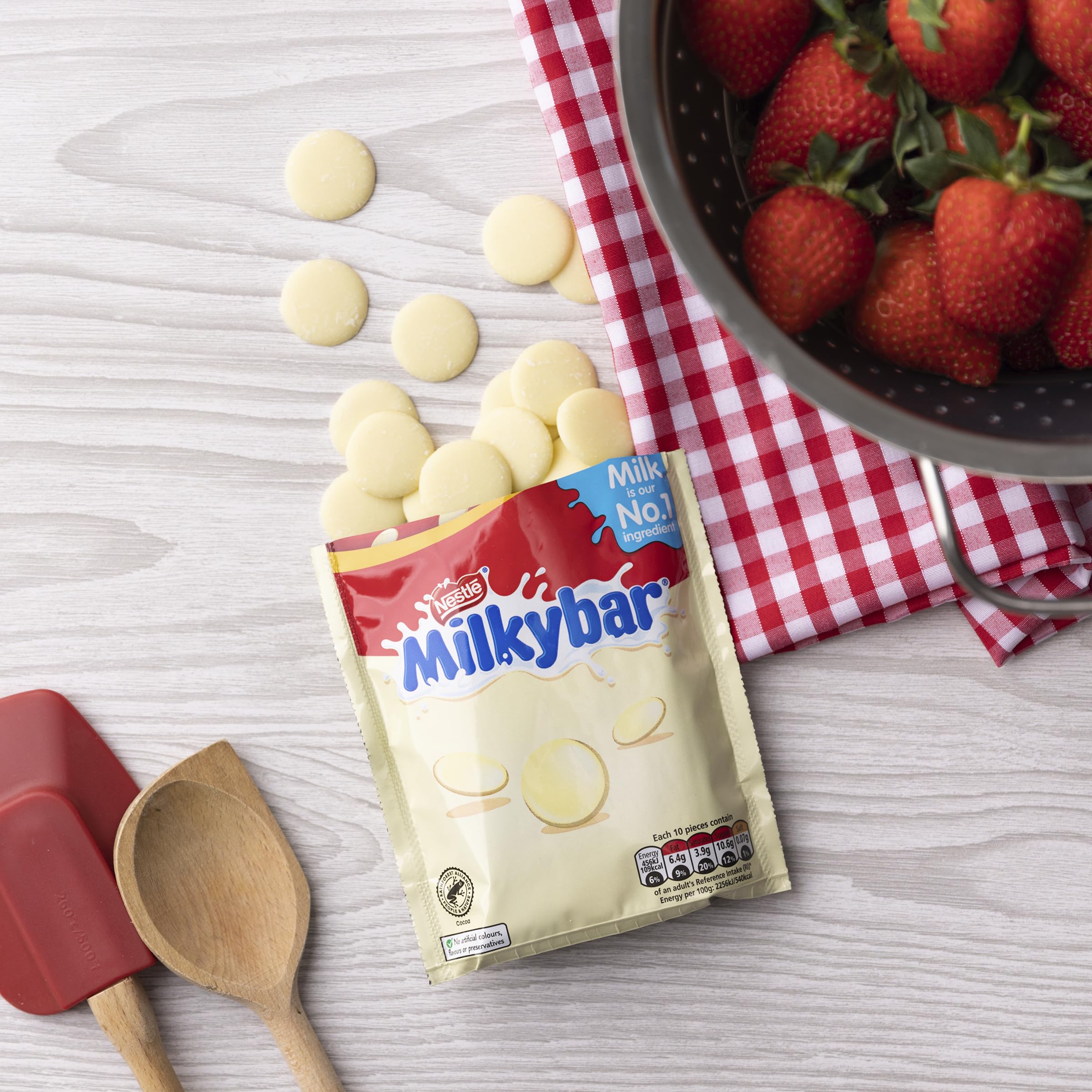 Milkybar Weiße Schokolade Riesenknöpfe zum Teilen, Beutel 94 g (11er-Packung) 7
