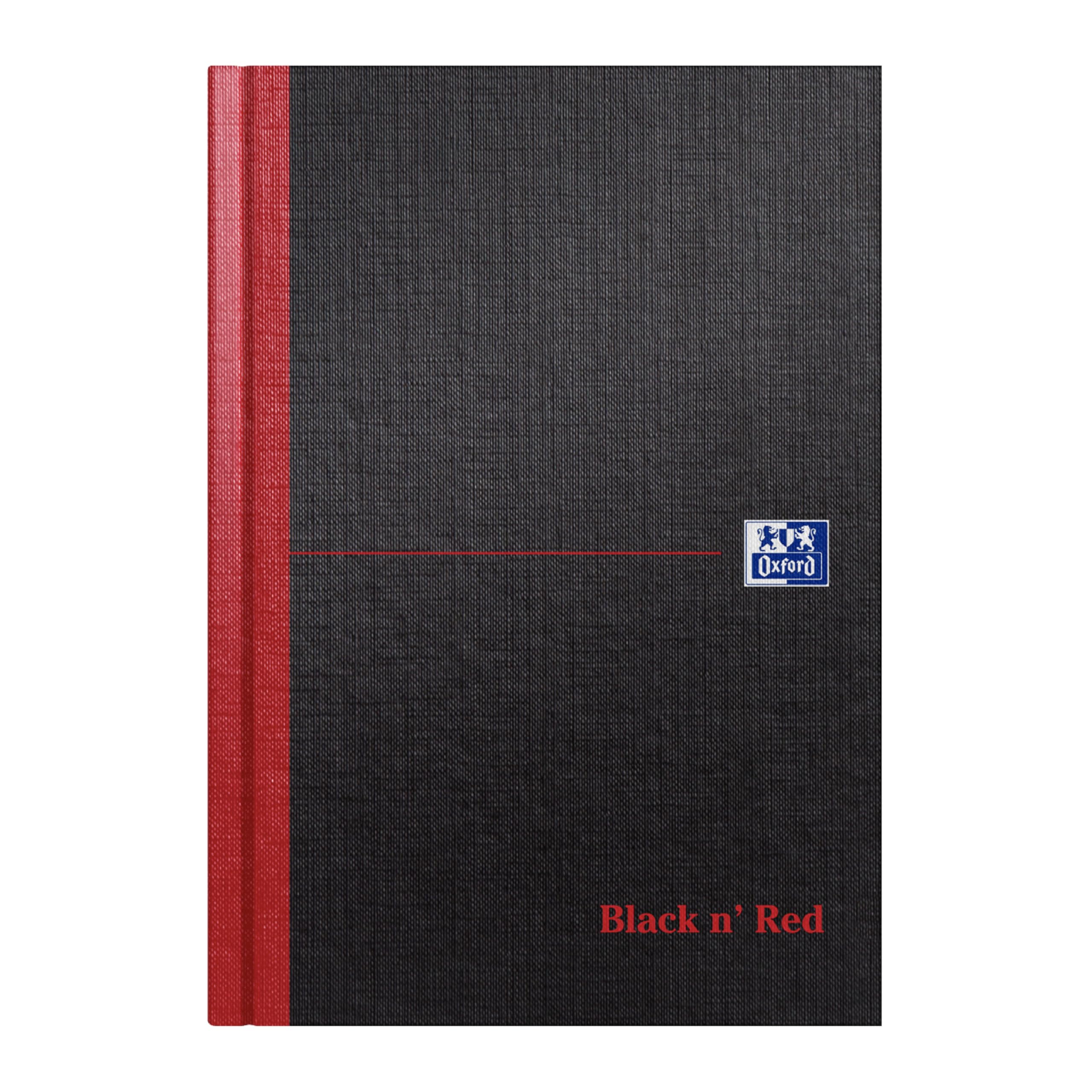 Black n' Red A5 Hardcover Composition Notebook | Ruled Pages | Black | 1 Piece