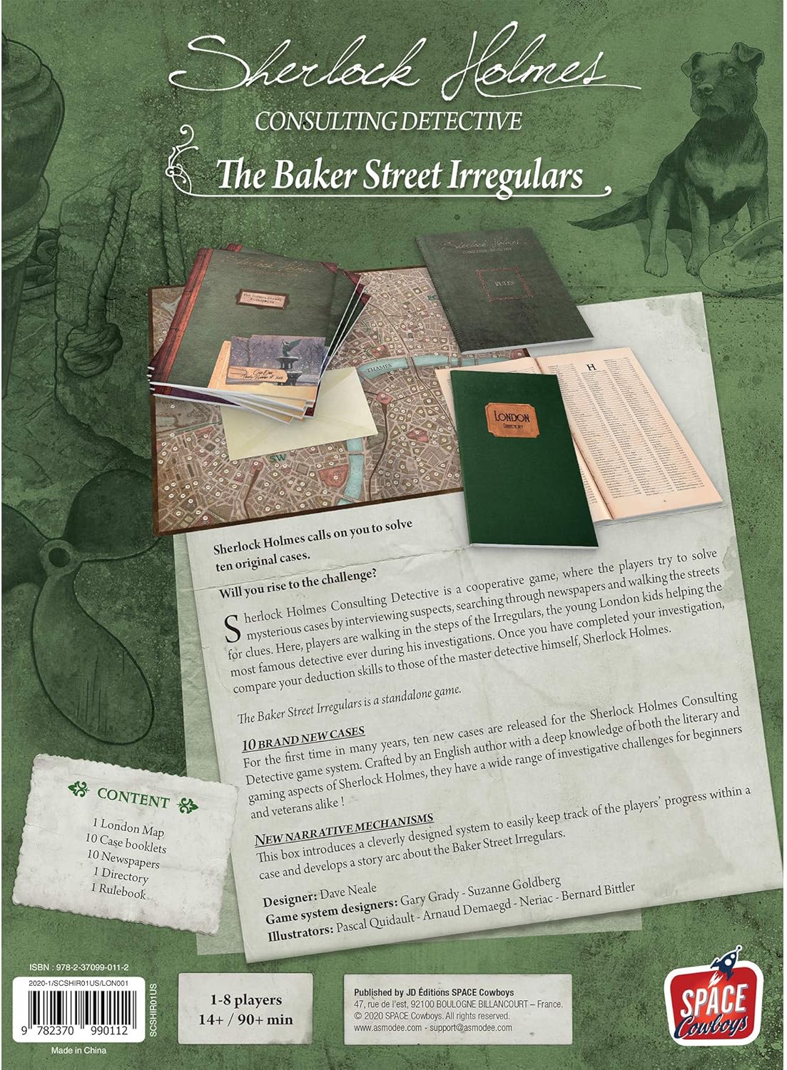 Space Cowboys Sherlock Holmes Consulting Detective: The Baker Street Irregulars Board Game 5