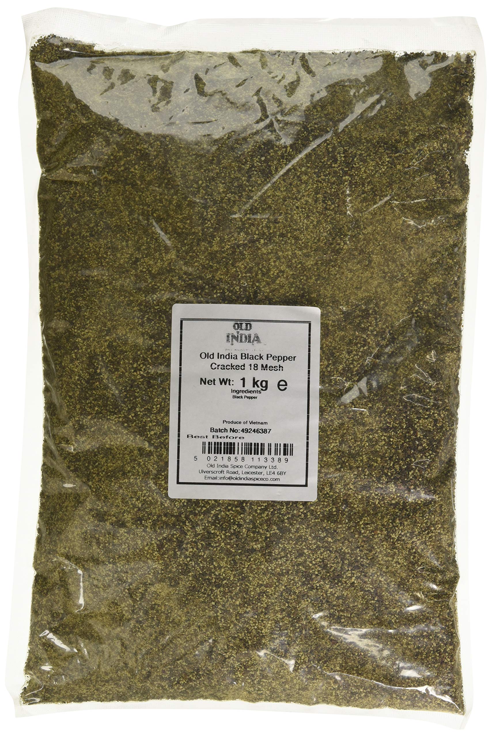Old India Black Pepper Cracked 18 Mesh 1kg 2