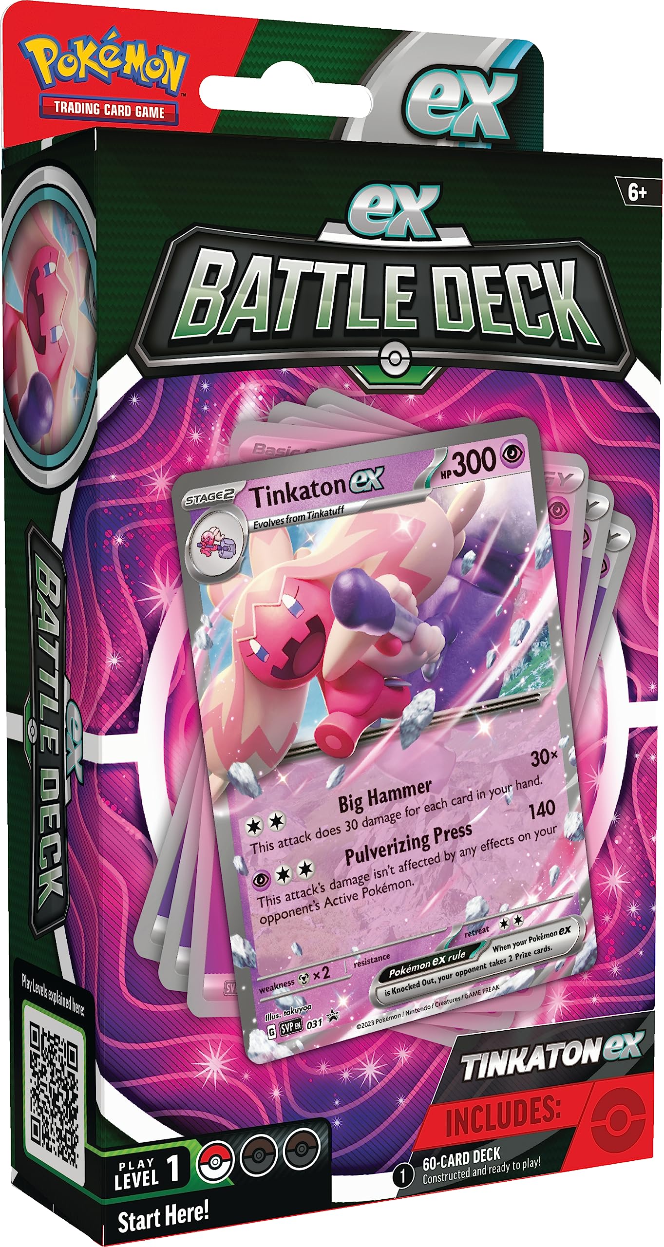 Pokémon TCG: Tinkaton ex Battle Deck (60-Card Ready-to-Play Deck) 1