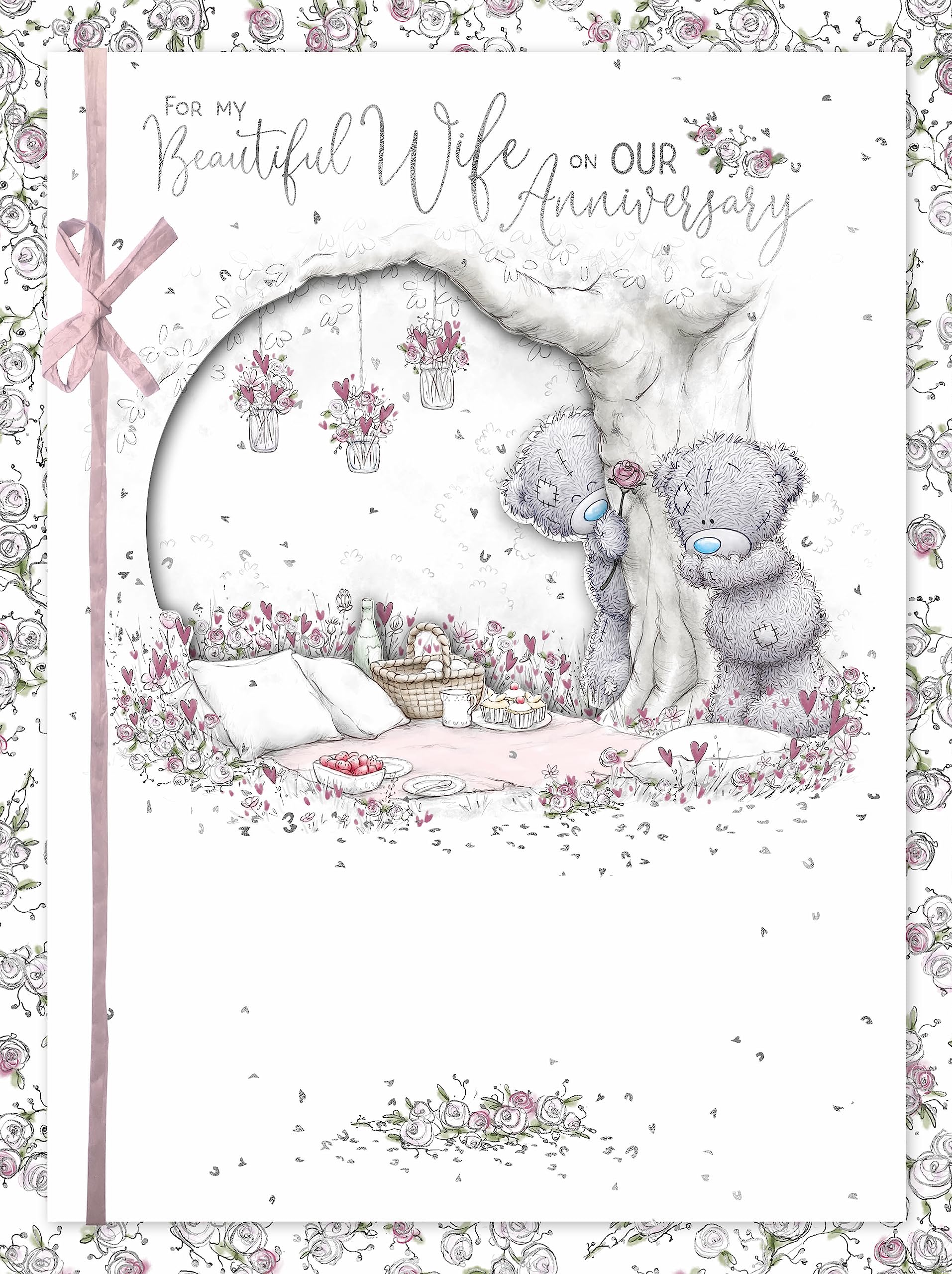 Me To You Anniversary Card - Luxury Boxed Handmade Card for Wife | A5 Size 1
