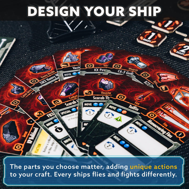 SNAP SHIPS: Tactics Starter Box - Customizable Miniatures Battle Game for Ages 14+
