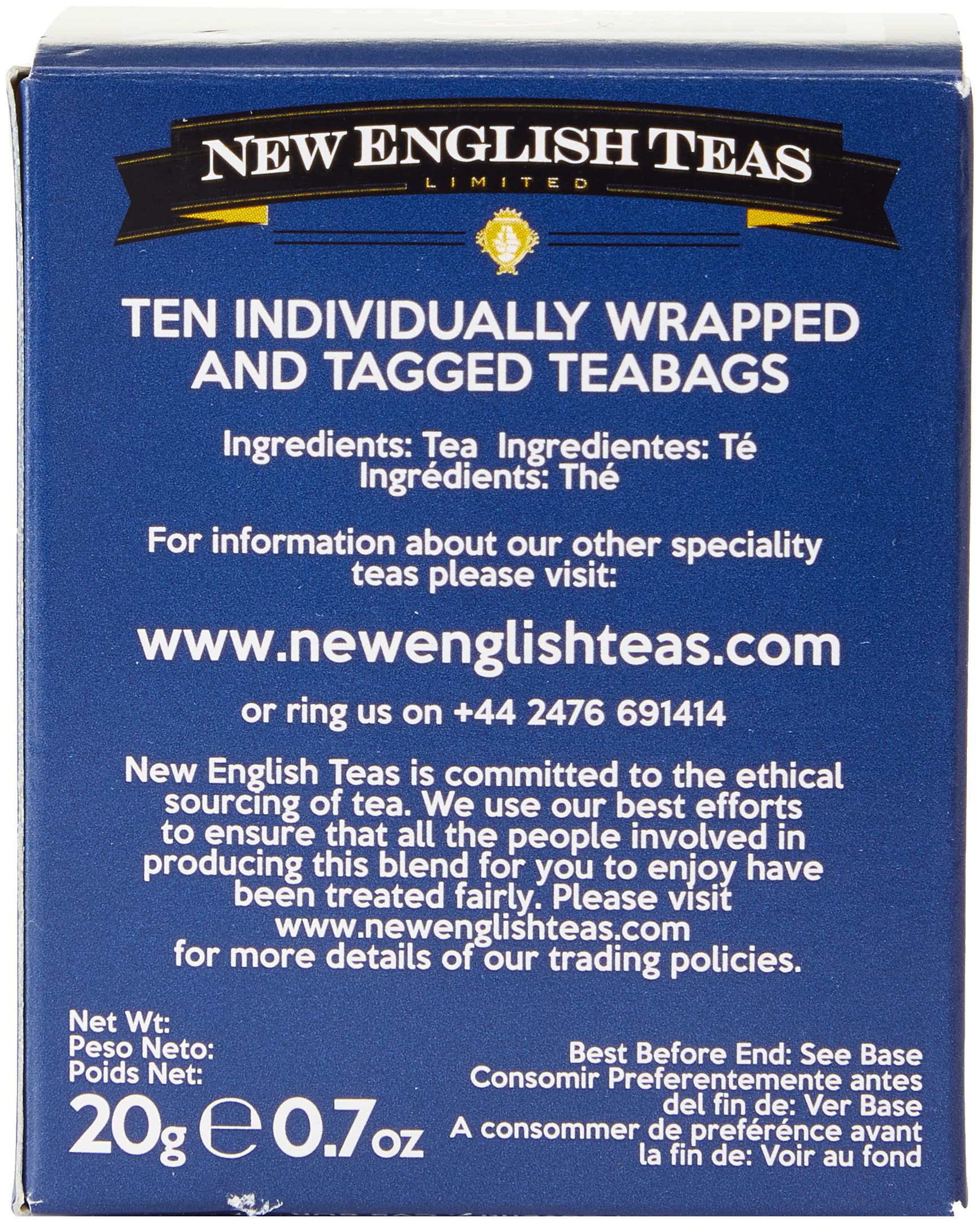 New English Teas Slogans Union Jack Tea Gift Pack - 30 Teabags (English Breakfast, Afternoon & Blend) 4