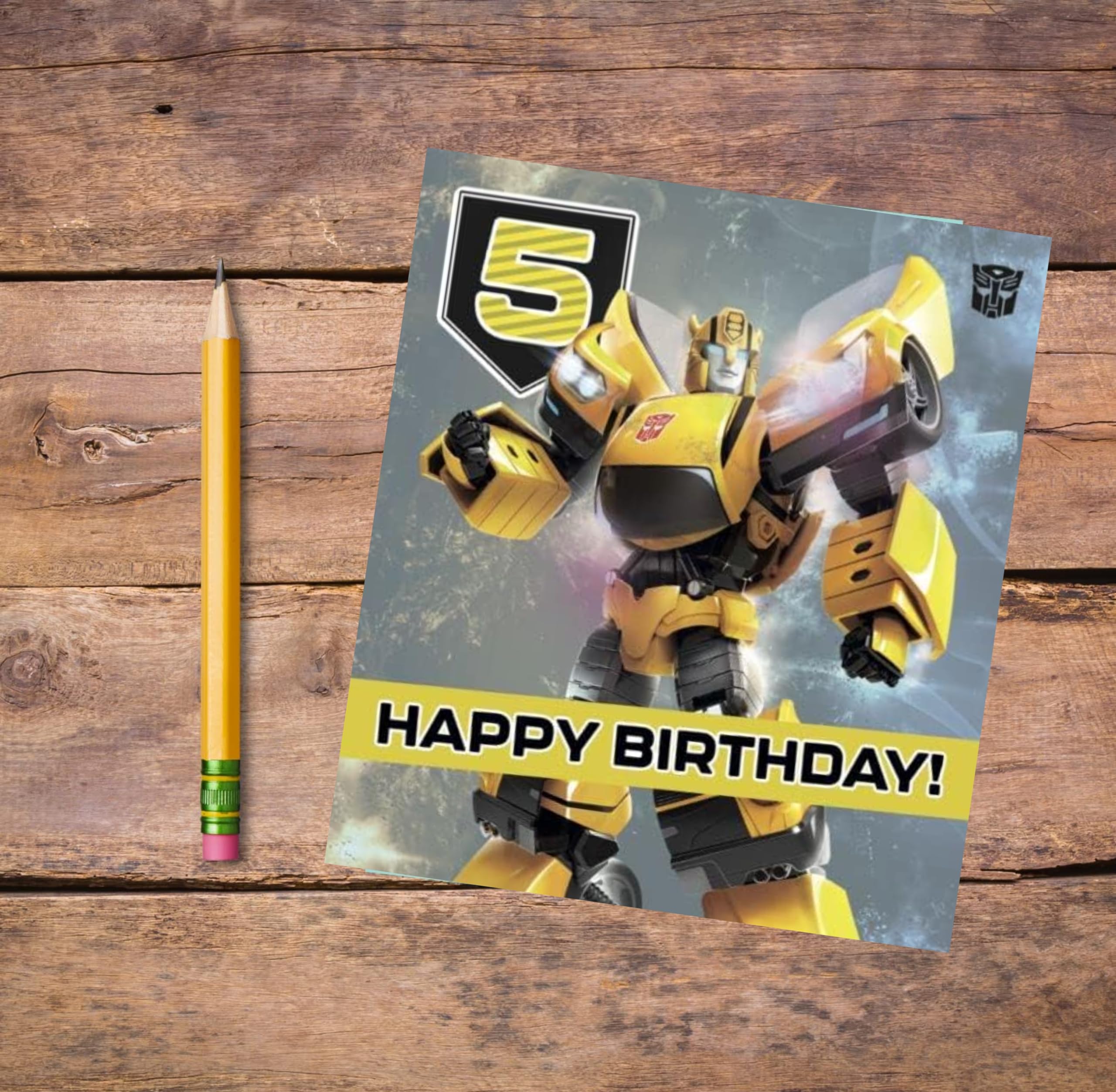 Danilo Promotions LTD Age 5 Birthday Card for Children | Multi Color | 152.4 mm x 177.8 mm 3