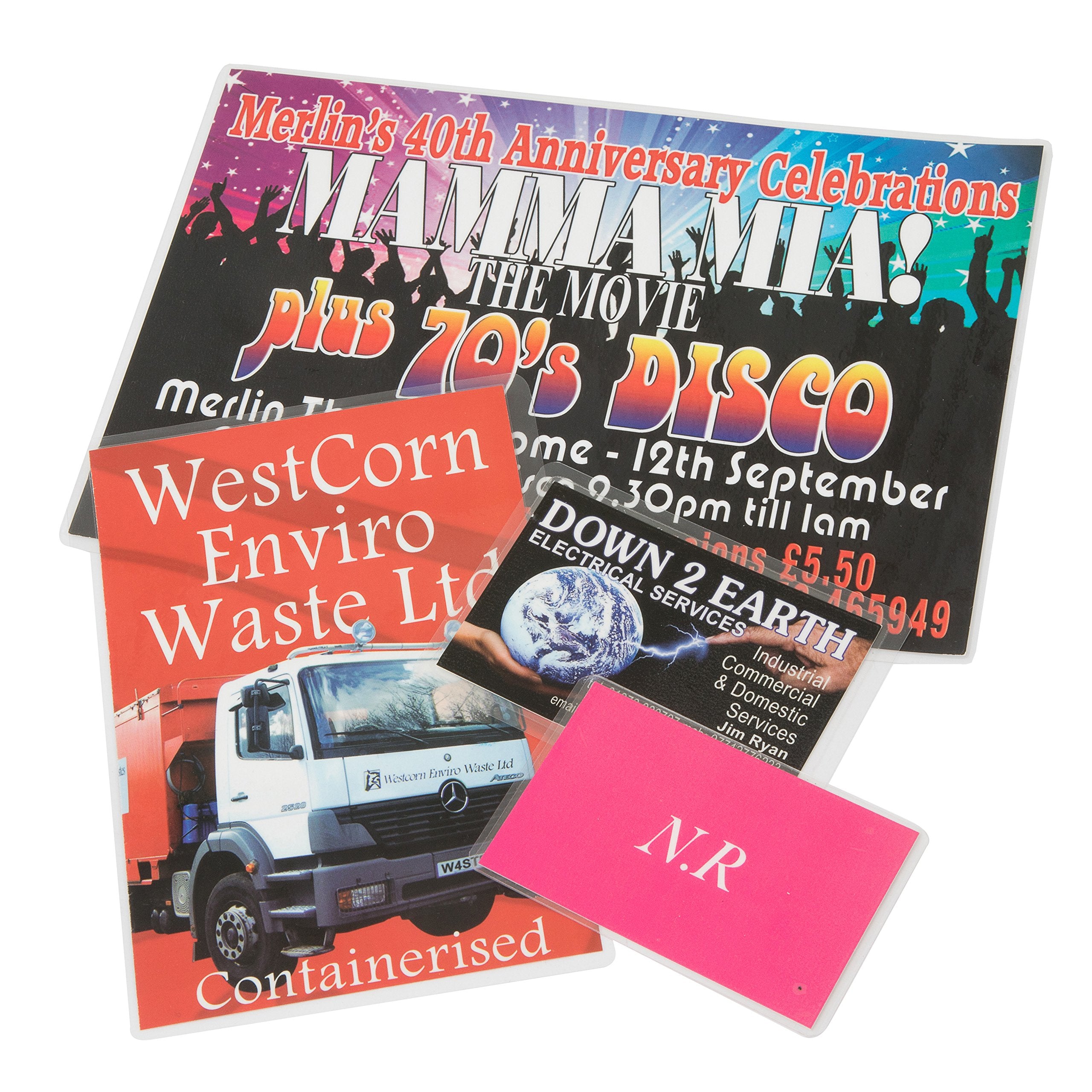 deskit Laminating Pouches - 150 Microns Glossy Multipack | A5, A6, 65x95mm, 54x86mm 5