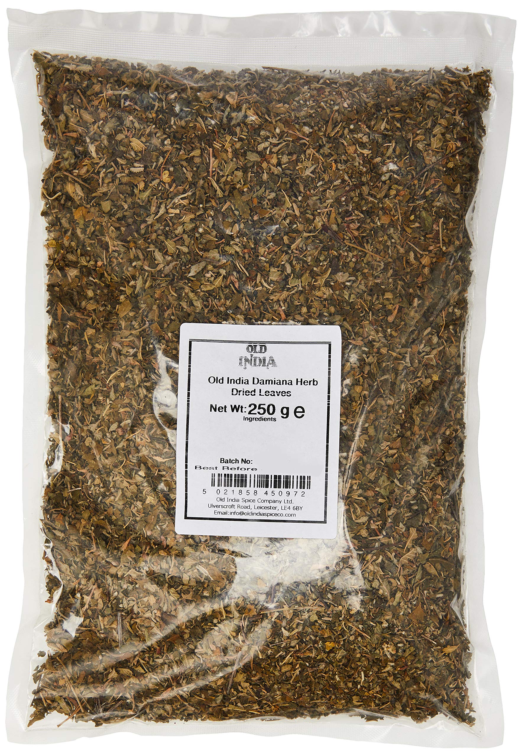 Old India Damiana Herb Dried Leaves 250g 1