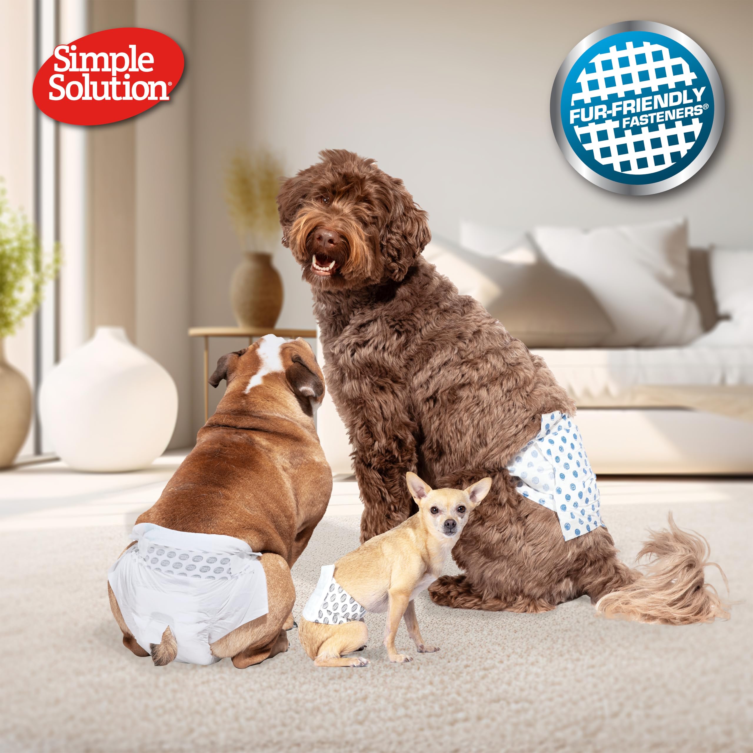 Simple Solution Disposable Dog Diapers for Female Dogs | Small (5-11kg) | 12 Pack 3