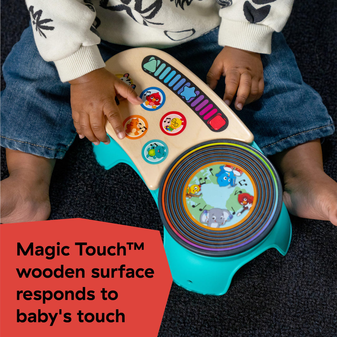 Baby Einstein + Hape DJ Discovery Musical Toy Turntable - Magic Touch for Ages 6 Months and Up