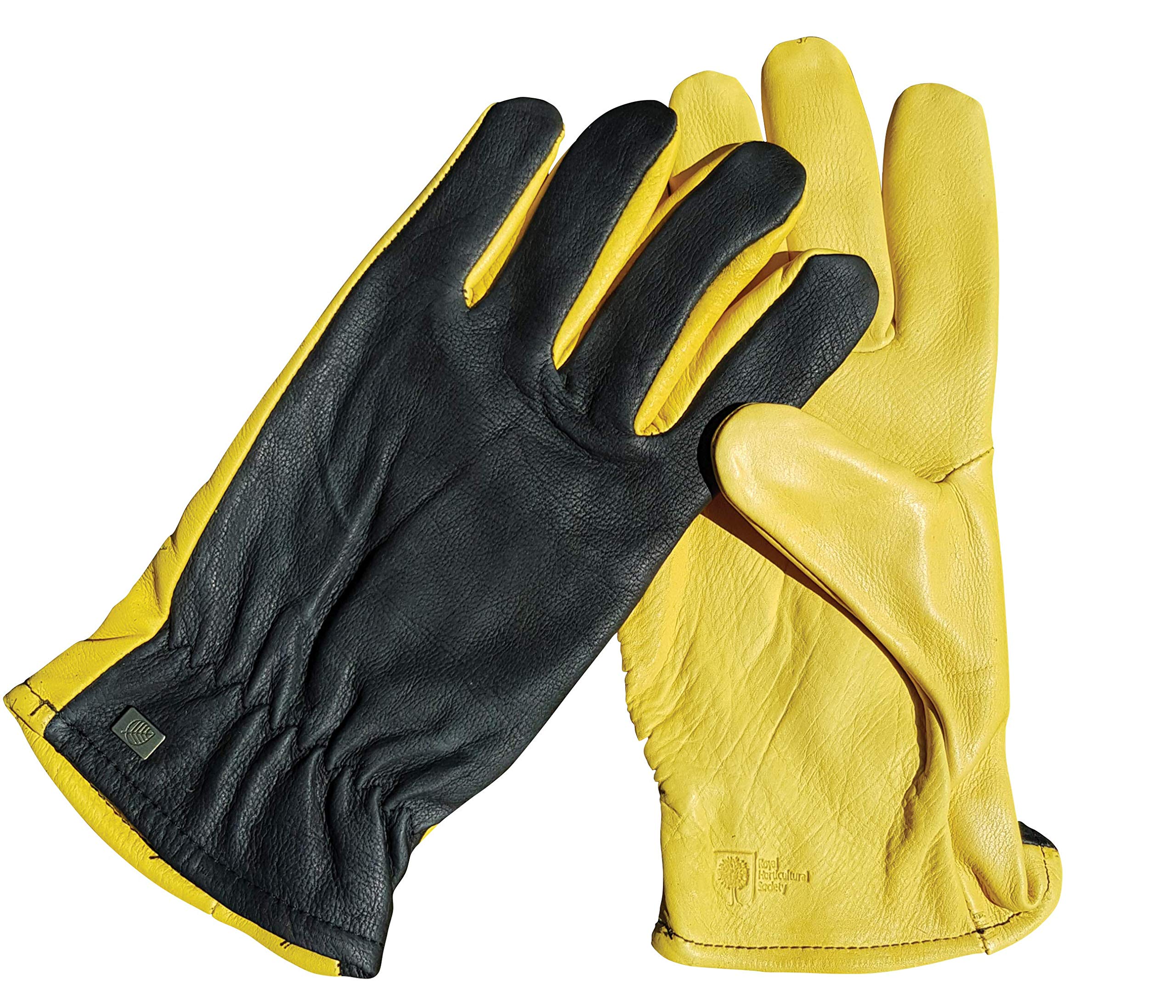 Gloves for people serious about Gardening Gold Leaf DRY TOUCH Deluxe Leather Gardening Gloves | Herren Size | Waterproof 5