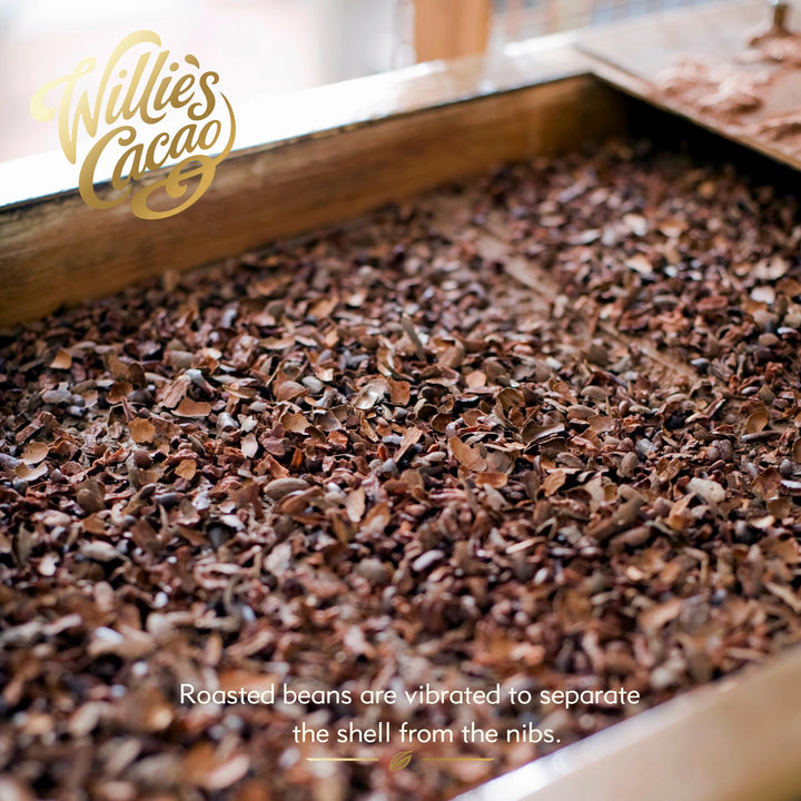 Willie's Cacao - Pure Gold 100% Cocoa Bar - 40g x 12 - No Added Sugar, Vegan, Dairy Free