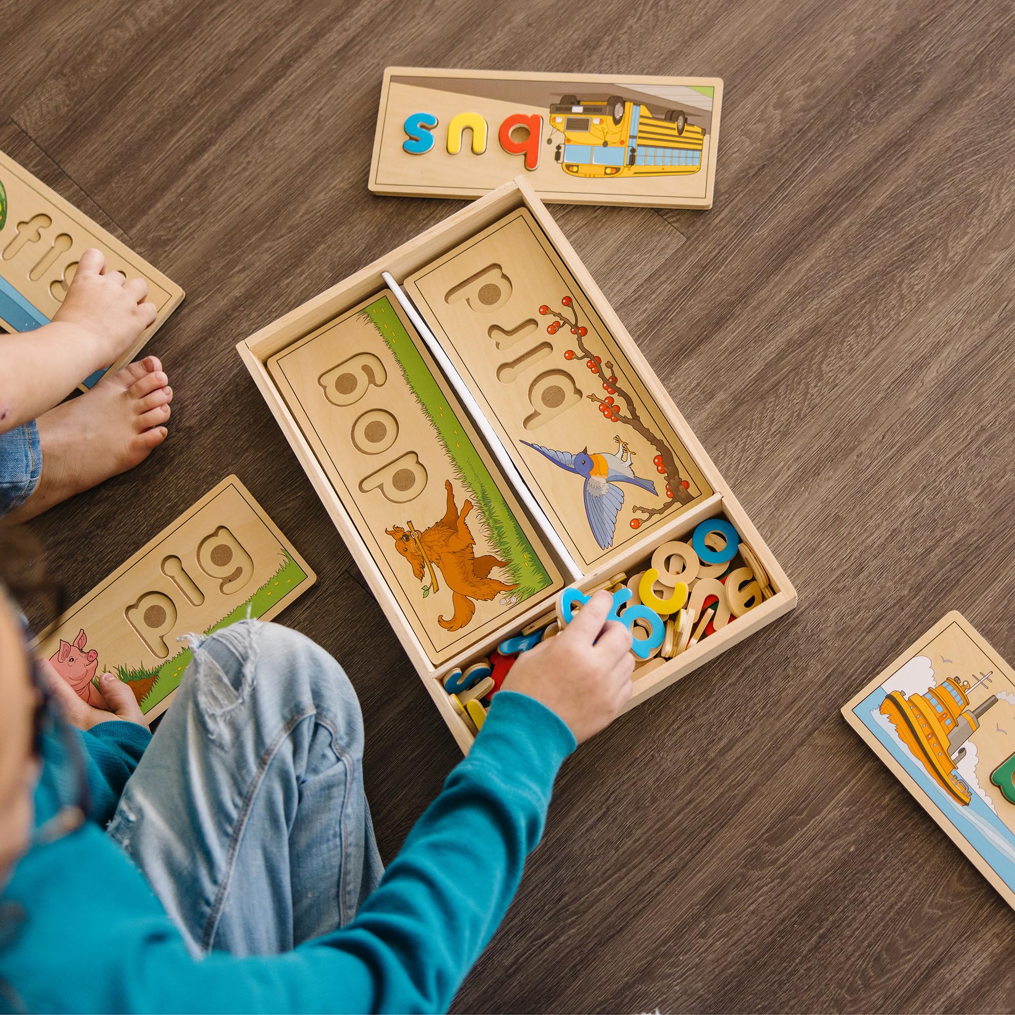 Melissa & Doug See & Spell Wooden Puzzle - Educational Learning Toy for Kids 4-6 15