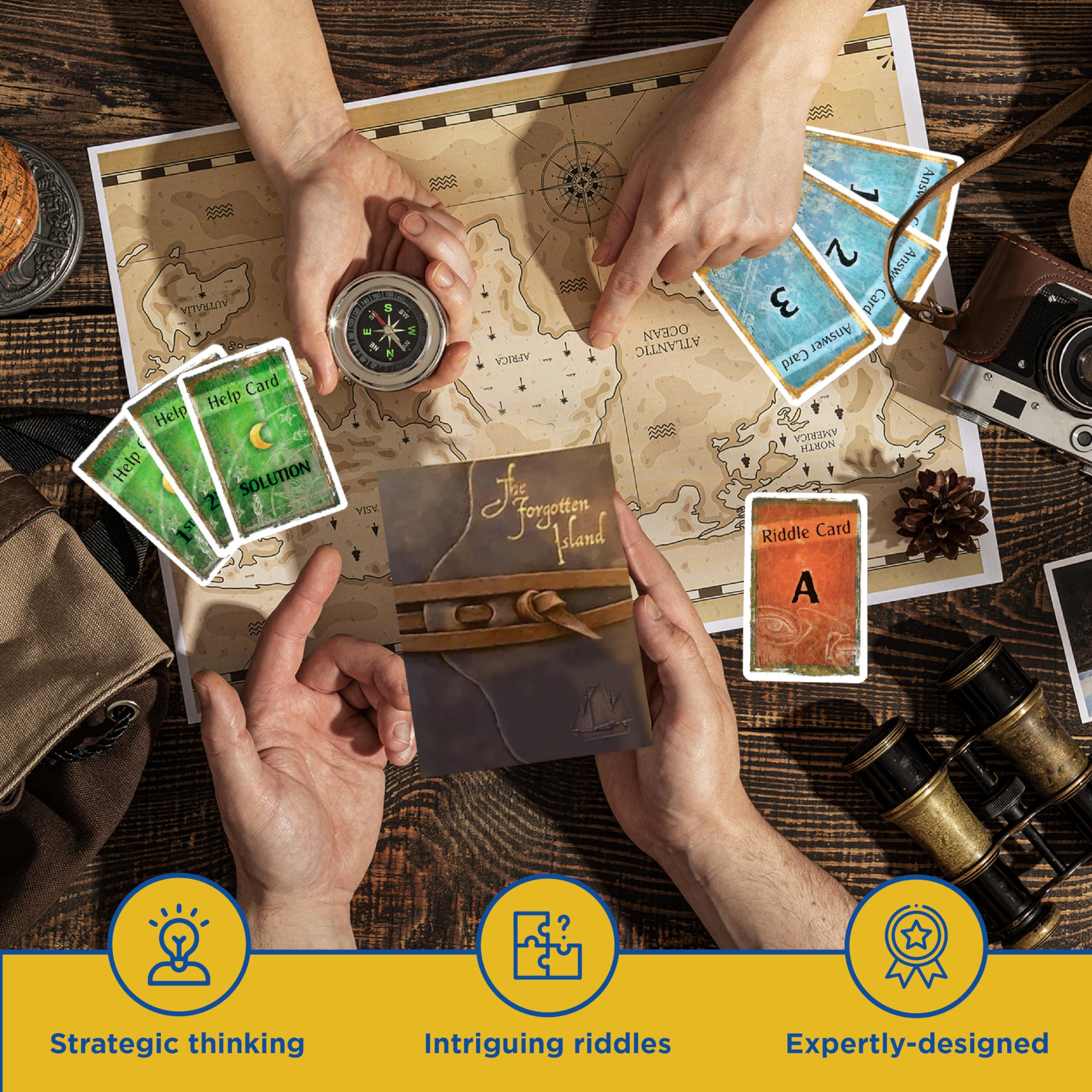 Thames & Kosmos EXIT: The Forgotten Island – Escape Room Card Game for 1-4 Players 6