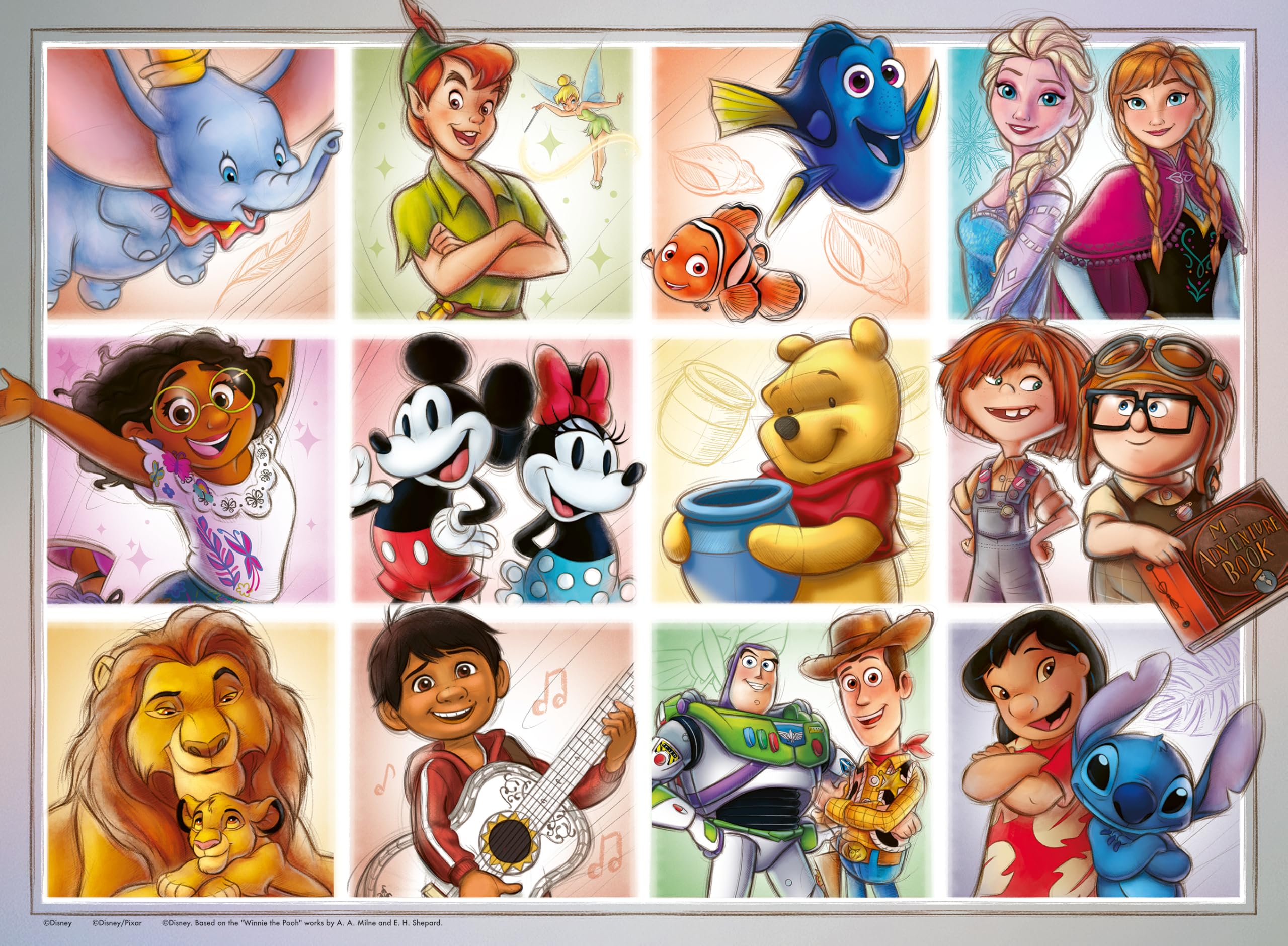 Ravensburger Disney Multicharacter 100 Piece Jigsaw Puzzle for Kids Age 6+
